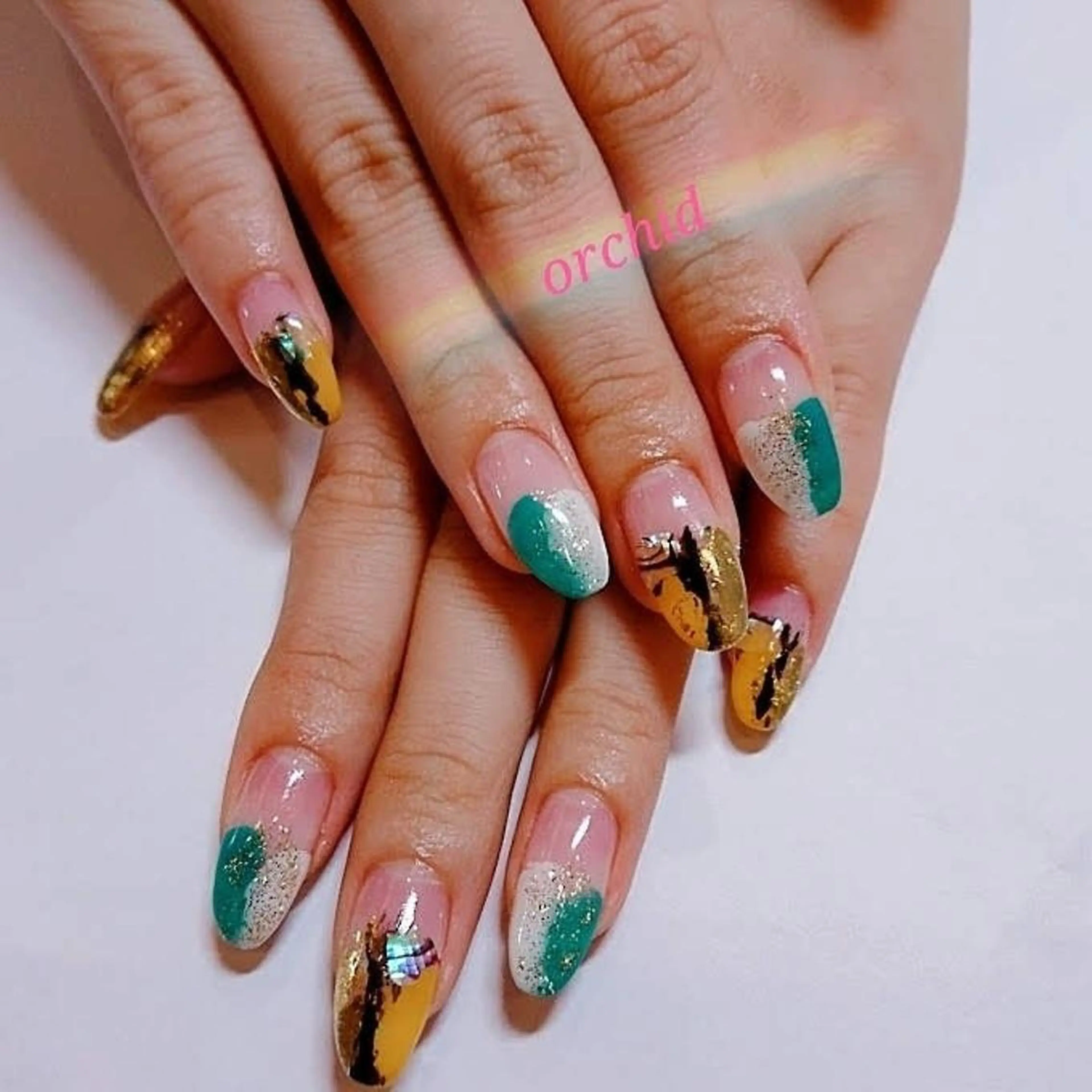 ネイル orchid ♡オーキッドのネイルデザイン