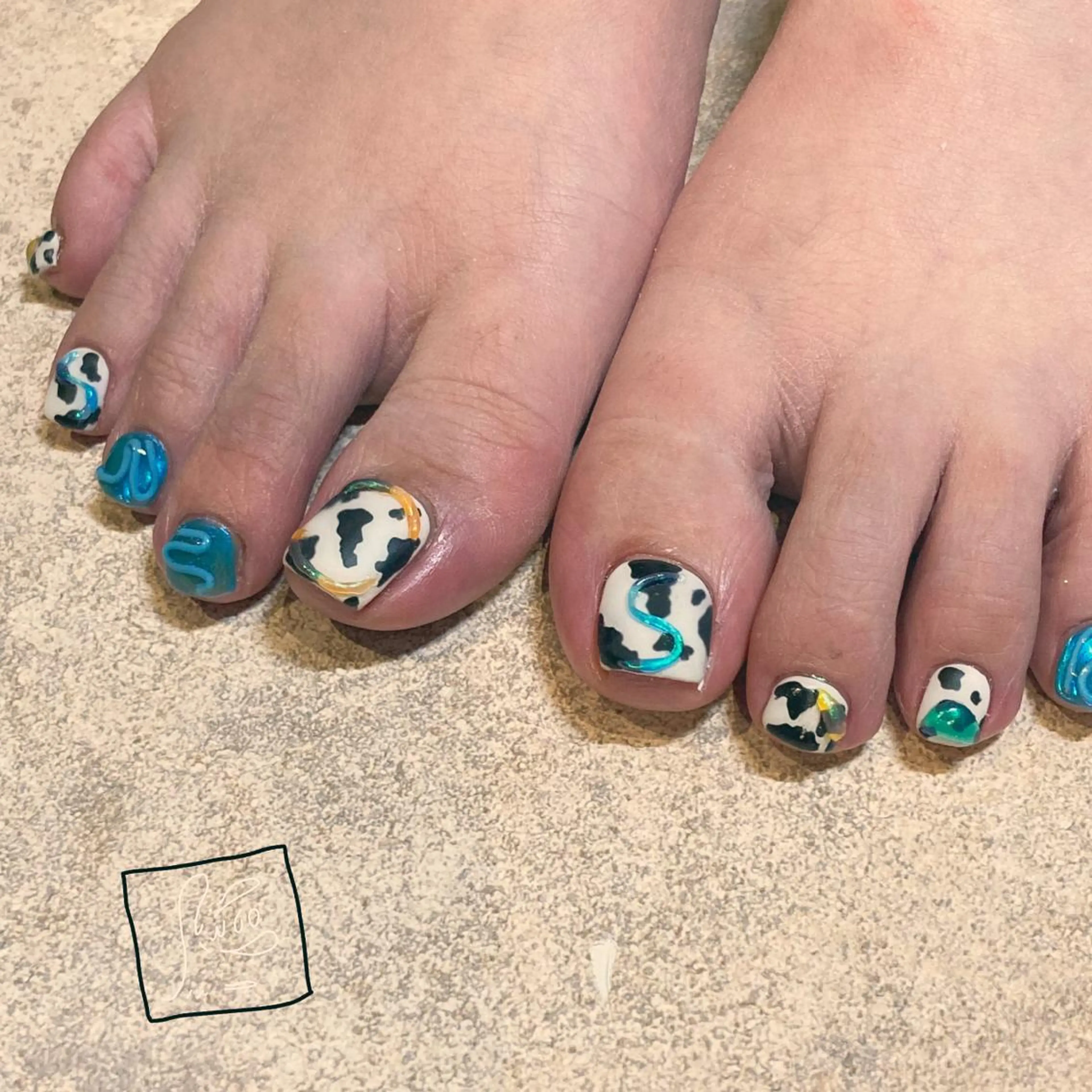 ネイル アートネイル クリアネイル ワンカラーネイル フットネイル hamaguchi licoのネイルデザイン