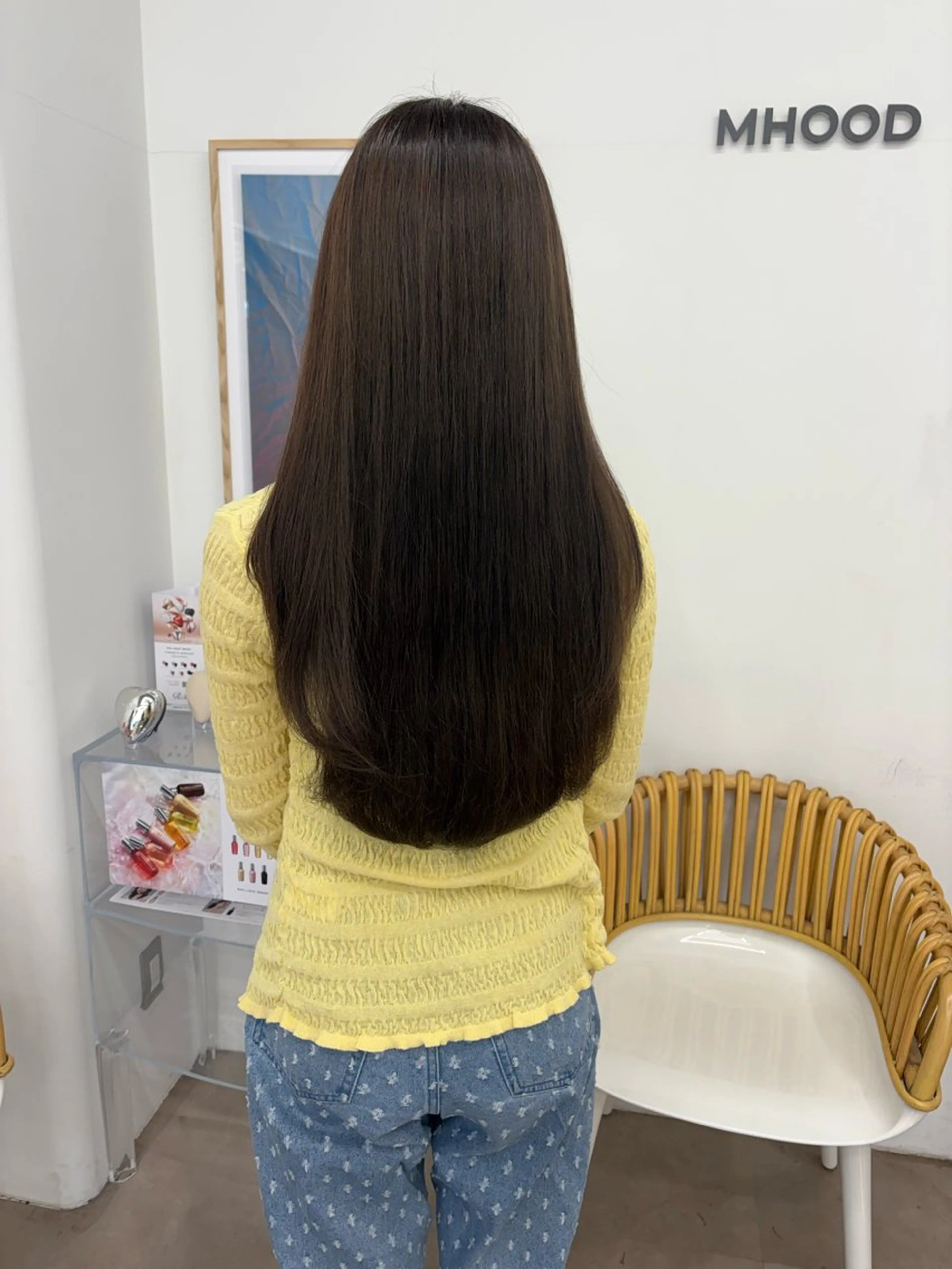 ロング カラー グレージュ カット ヘアカラー トリートメント 透明感カラー🫧 nanohaのヘアスタイル