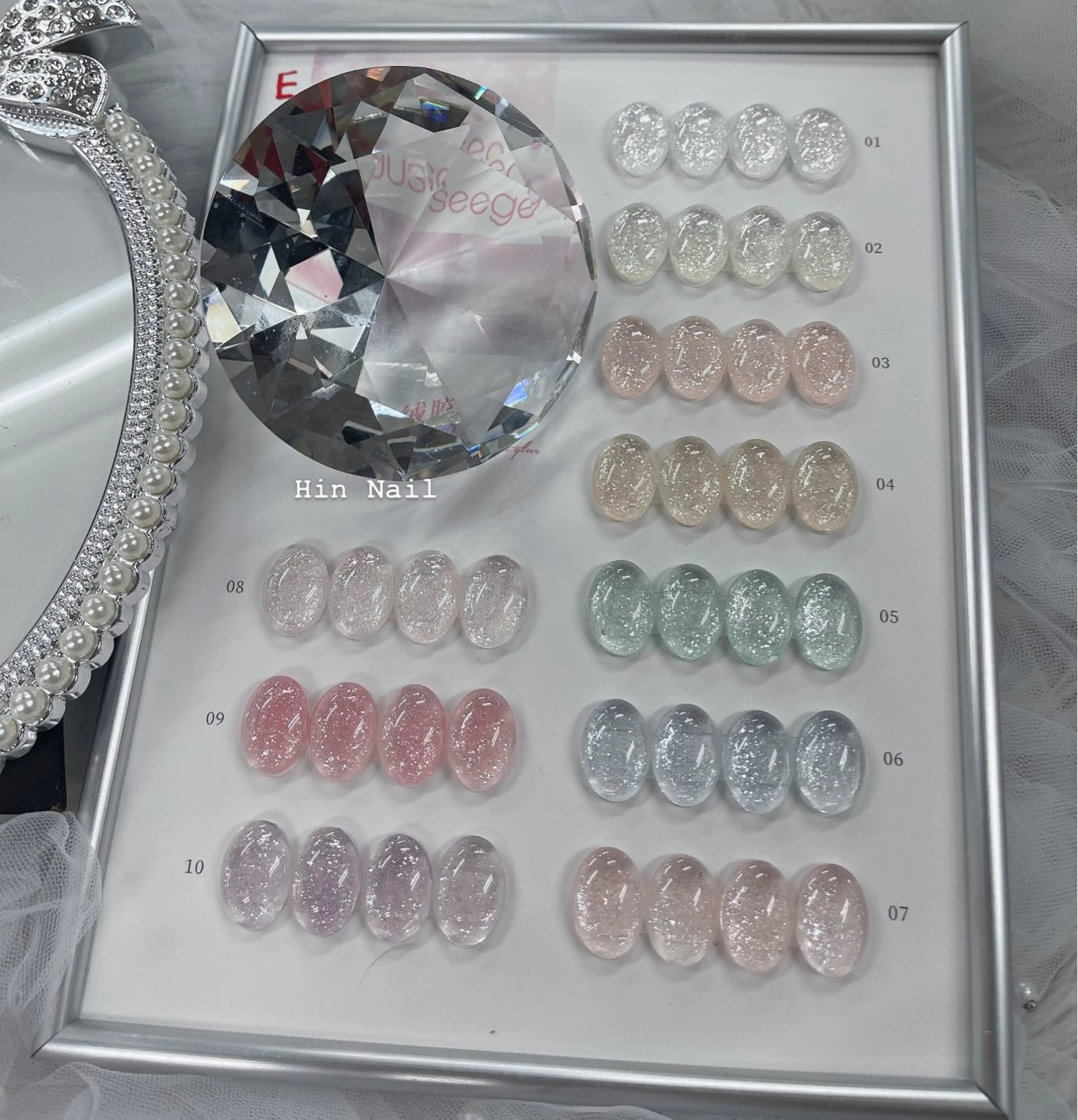 ネイル キラキラネイル ラメ(グリッター) ワンカラーネイル ハンドネイル HIN NAILのネイルデザイン