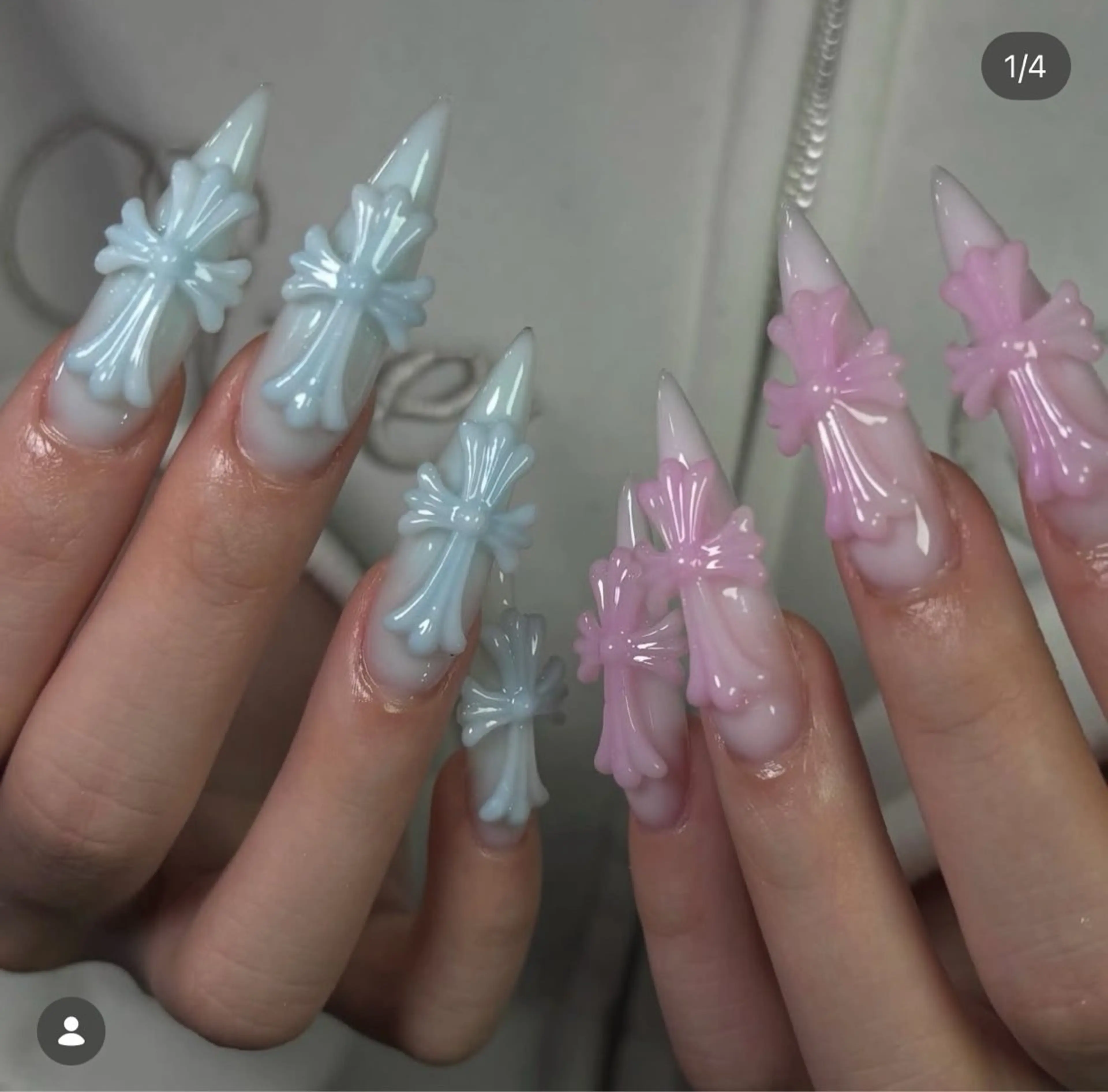 ネイル アートネイル 長さ出し ジェルネイル 韓国ネイル マグネットネイル ハンドネイル Cloudy Chan Nailのネイルデザイン