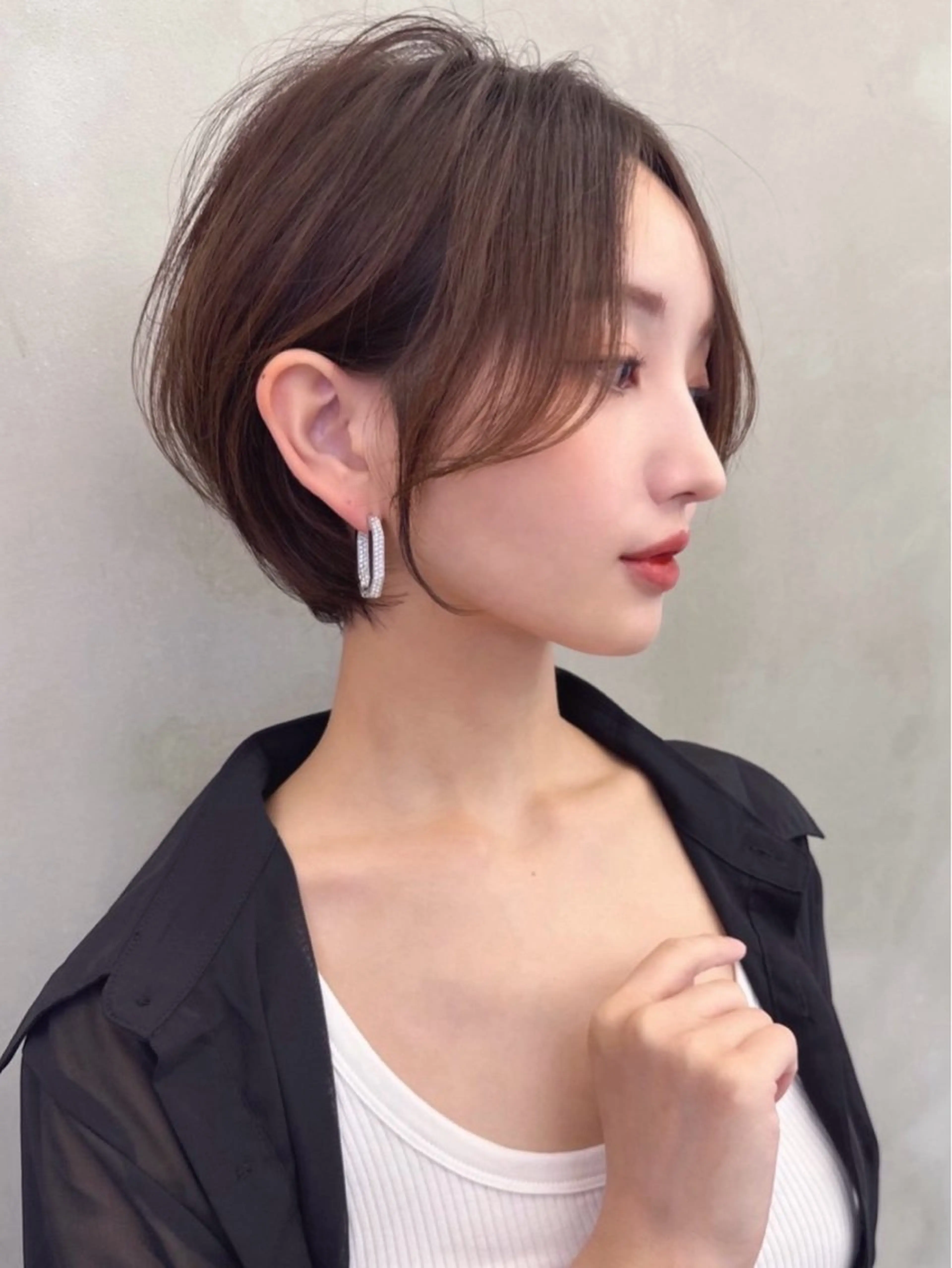 ショート ショートヘア カット ヘアカラー トリートメント 🌟モテ髪ショート 🌟店長　津賀涼のヘアスタイル