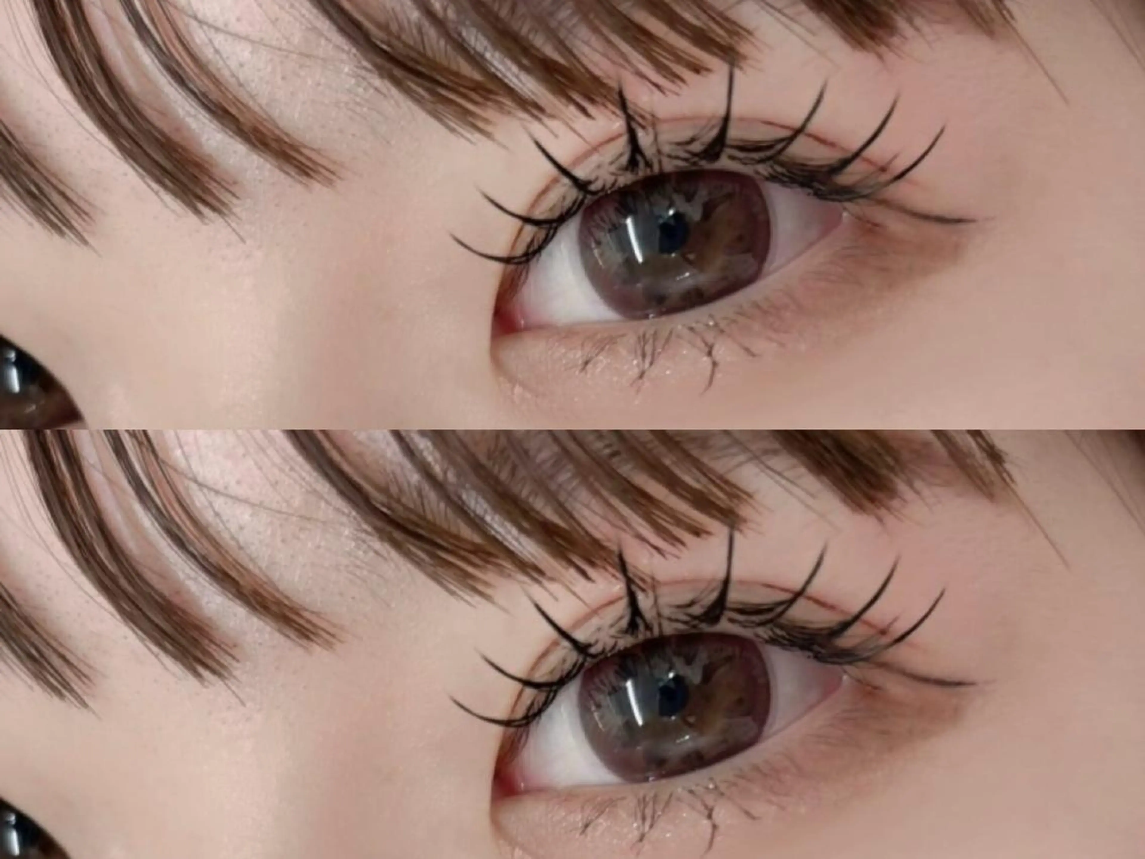 【オフなし】モチ×ぱっちり濃いめ💙ダブルフラットラッシュ60～80束(160本)3000円LED変更+500円の写真