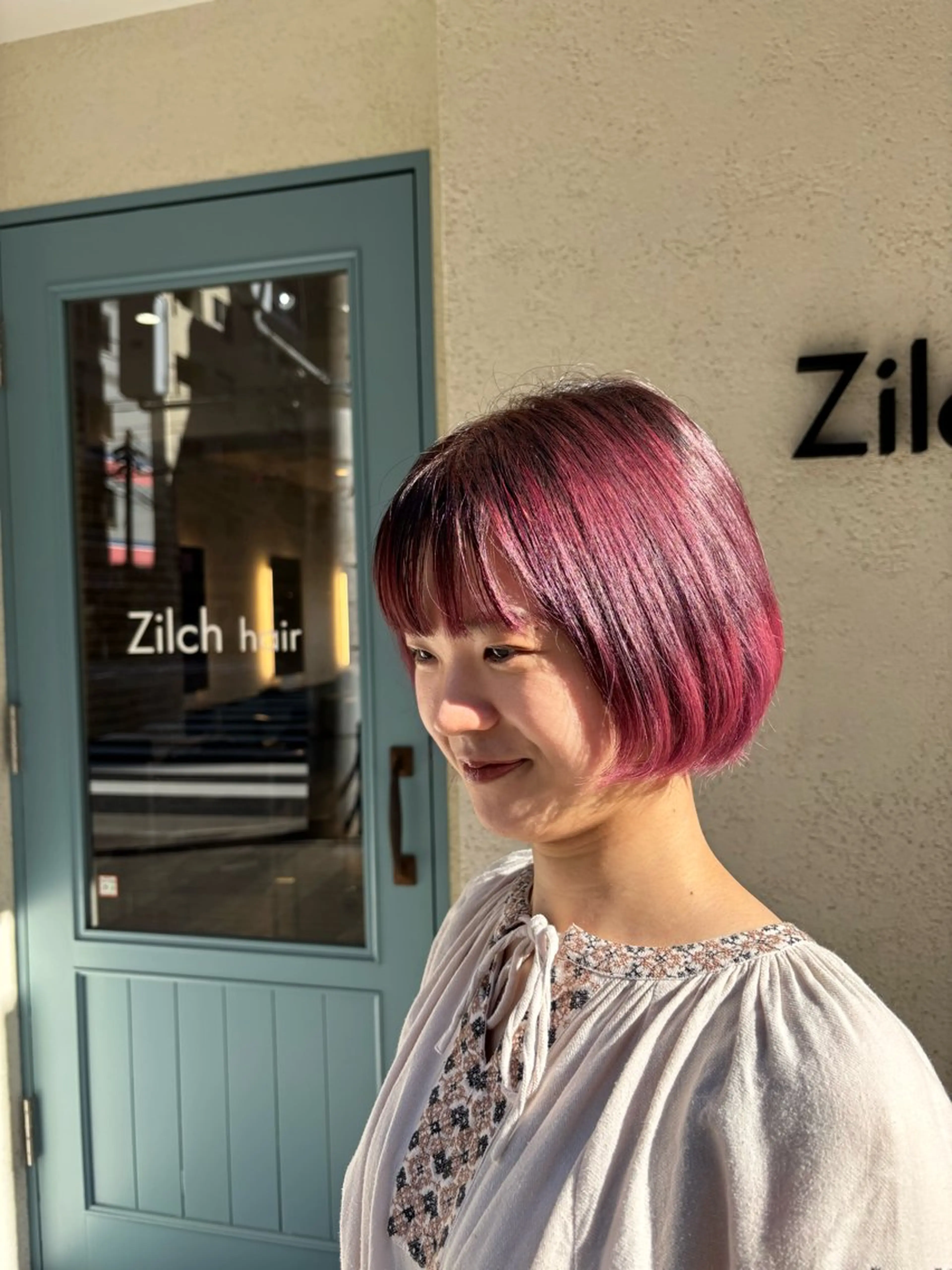 ショート ボブ Zilch hair 北堀江 りえ🩵のヘアスタイル