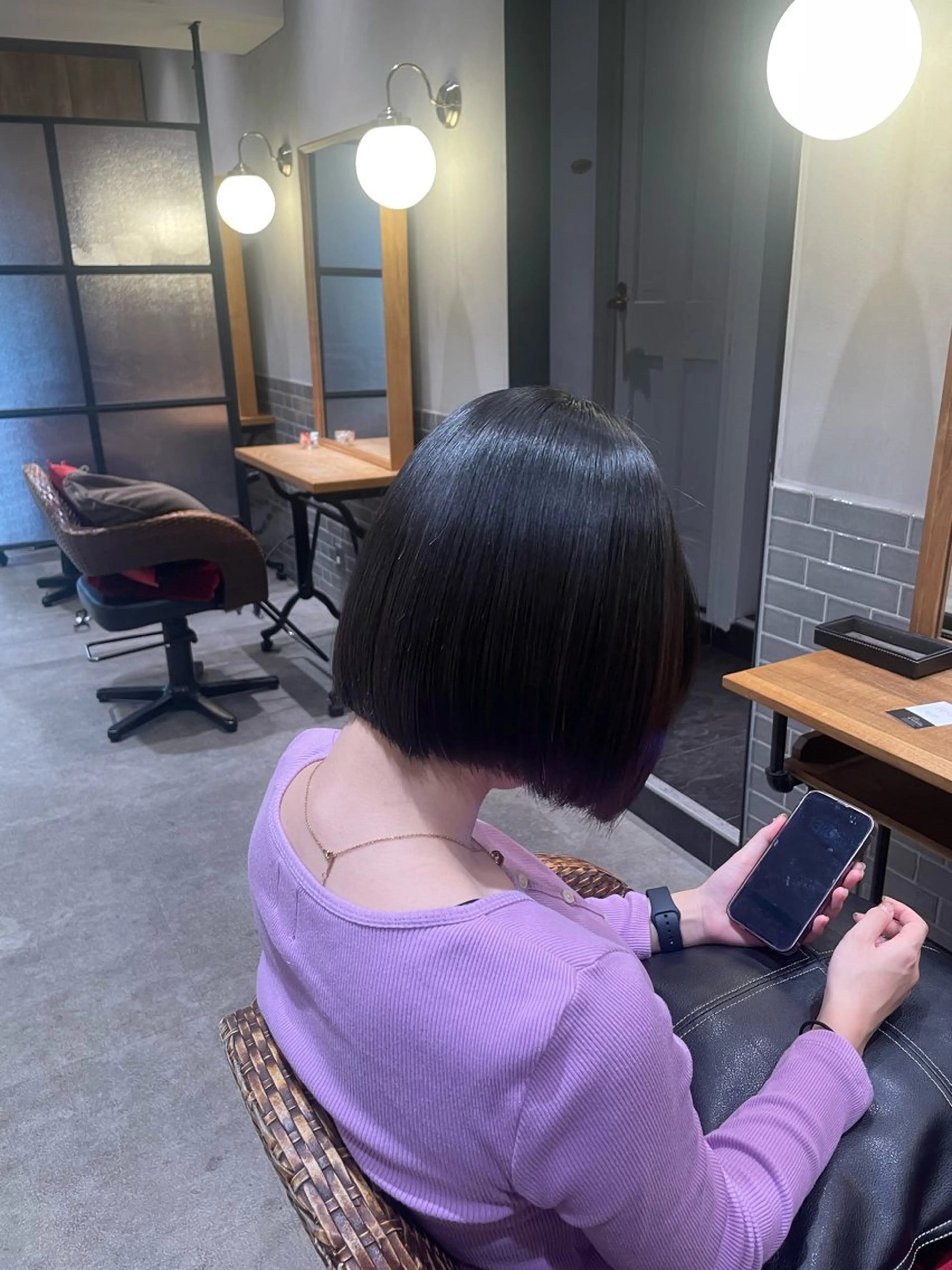 ショート カット 縮毛矯正 暖色カラー🤎Red Neo meiのヘアスタイル