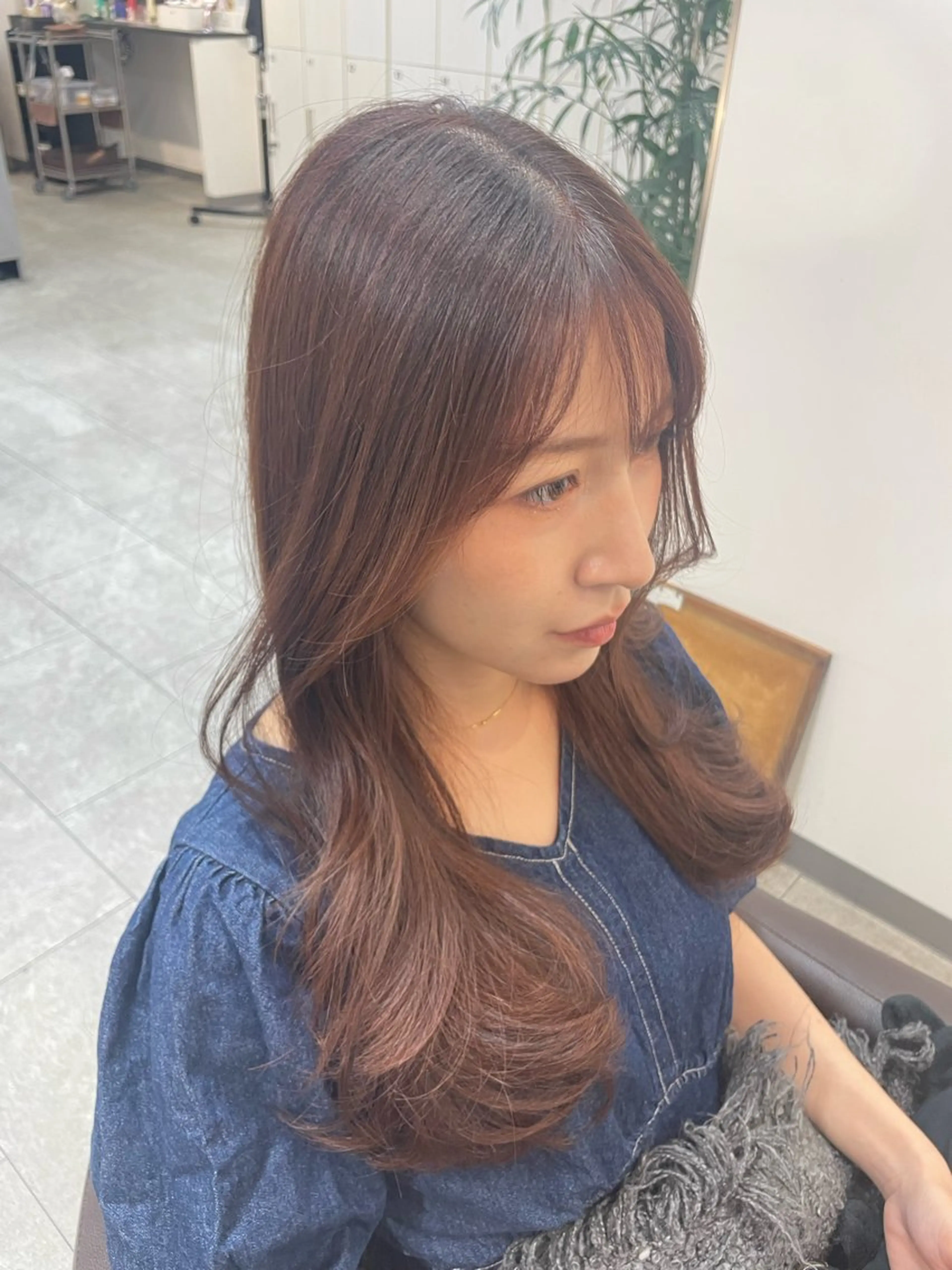 ロング レイヤーカット ミディアム/ボブ 六本木/佐藤ゆり🎀のヘアスタイル