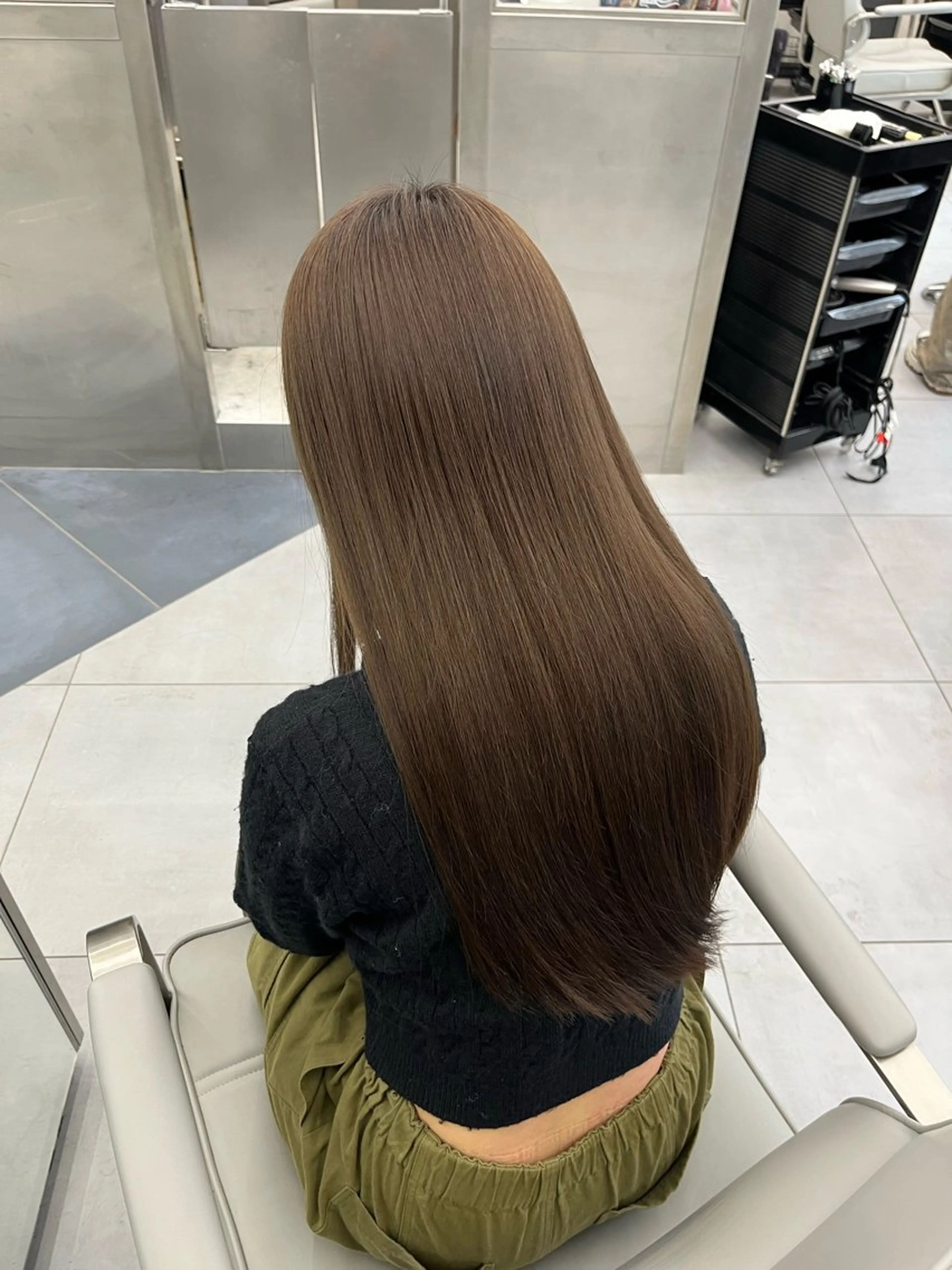 ロング カラー ヘアアレンジ ハイトーン/透明感/ レイヤー/かずや🦁のヘアスタイル