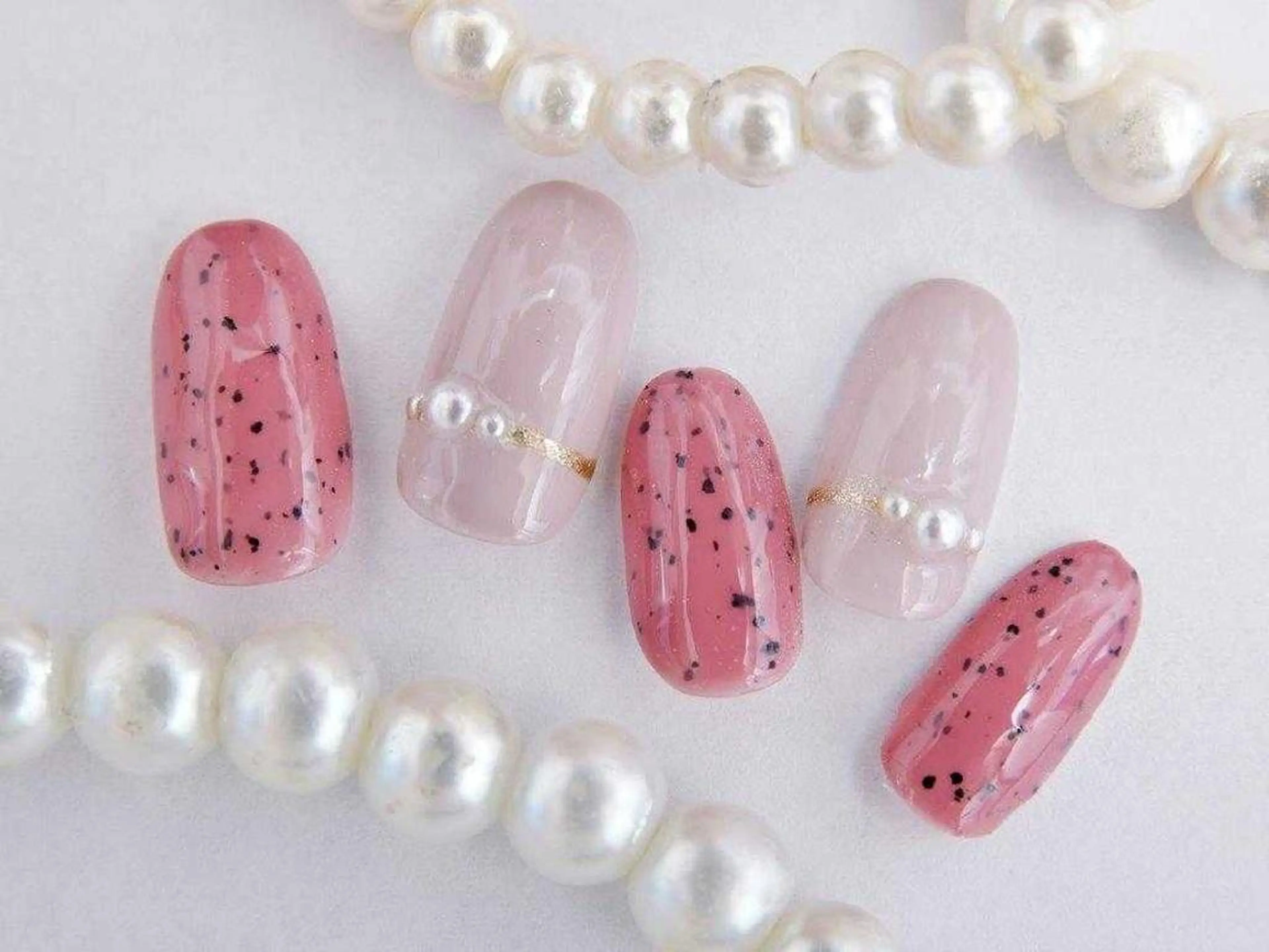 ネイル 桜ネイル フラッシュネイル フットネイル ジェルネイル キラキラネイル Tiary Nail Yのネイルデザイン