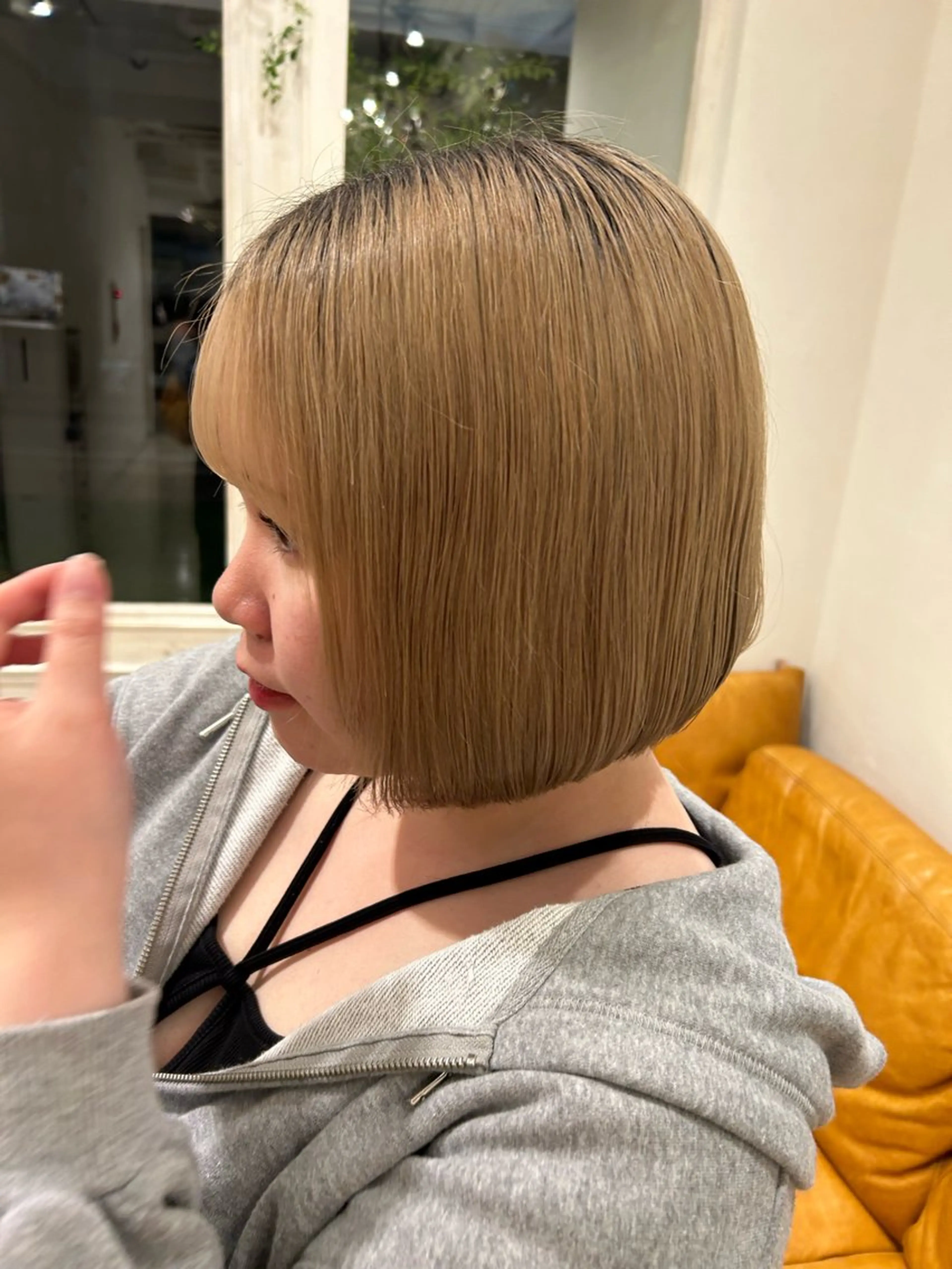 ショート ワンレンボブ ボブ カットモデル募集中 ／ Miyuのヘアスタイル