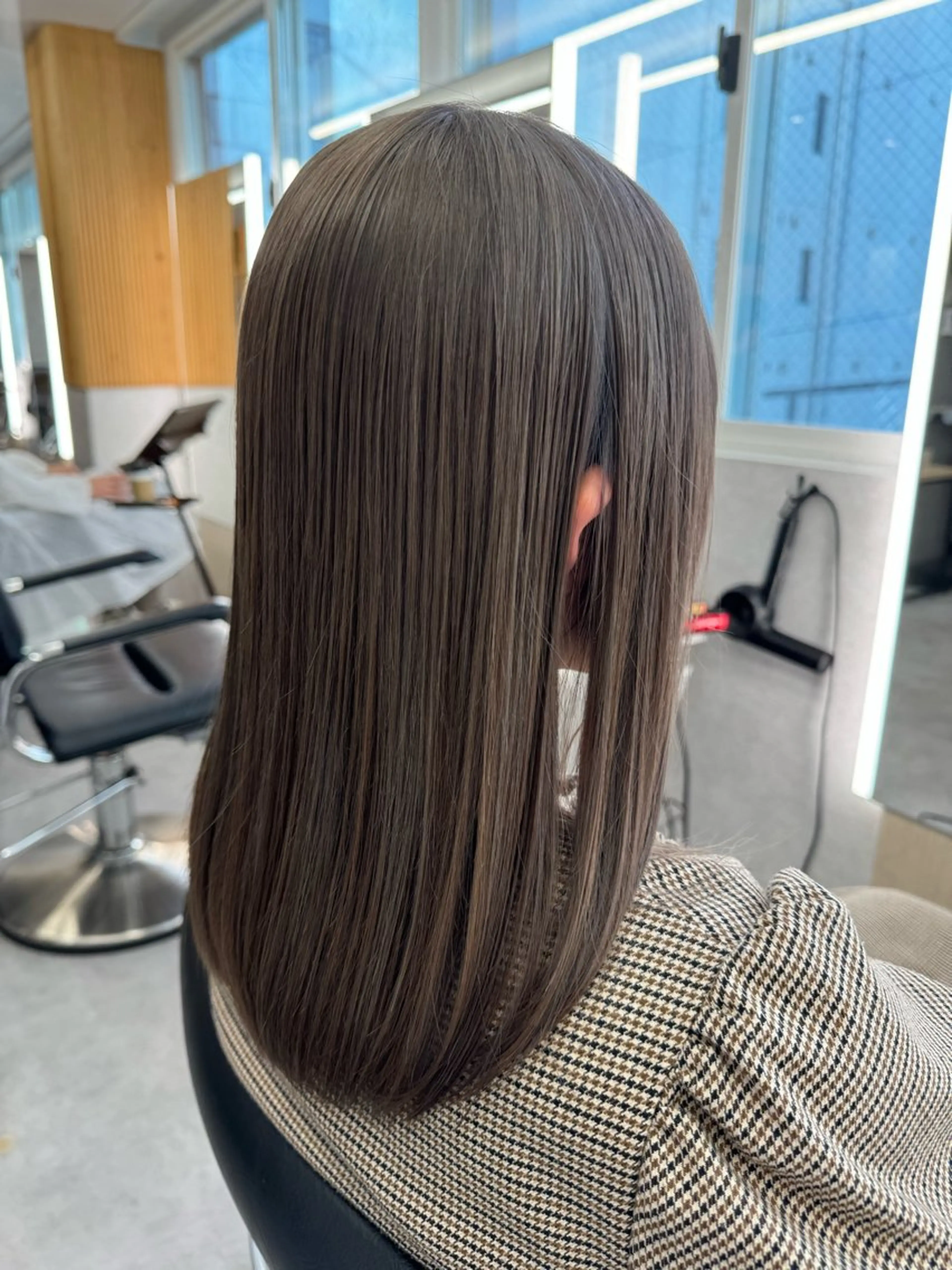 セミロング カラー 【縮毛矯正/カラー】 今野寛己のヘアスタイル