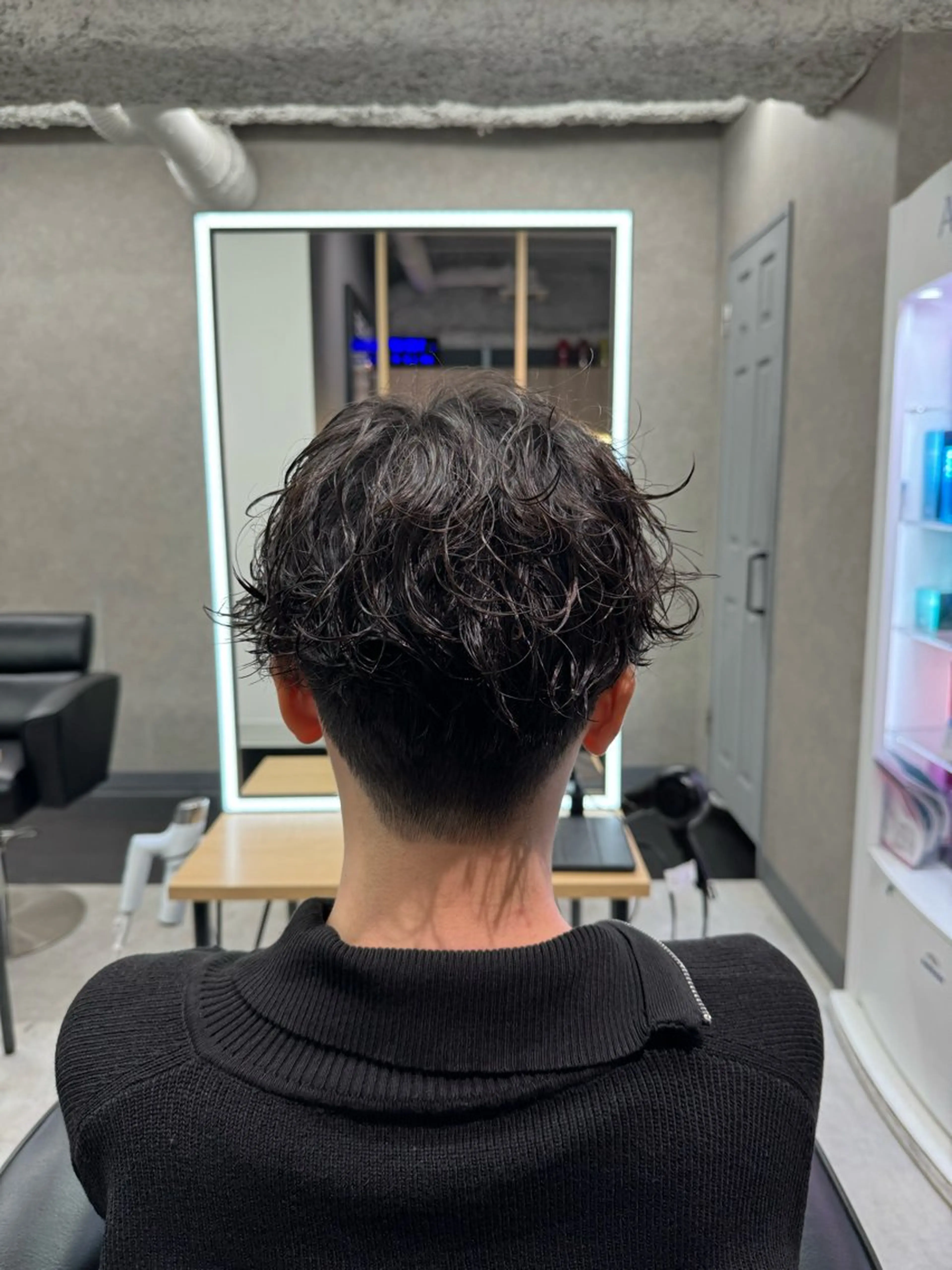 ショート パーマ メンズ 吉満 翔のヘアスタイル