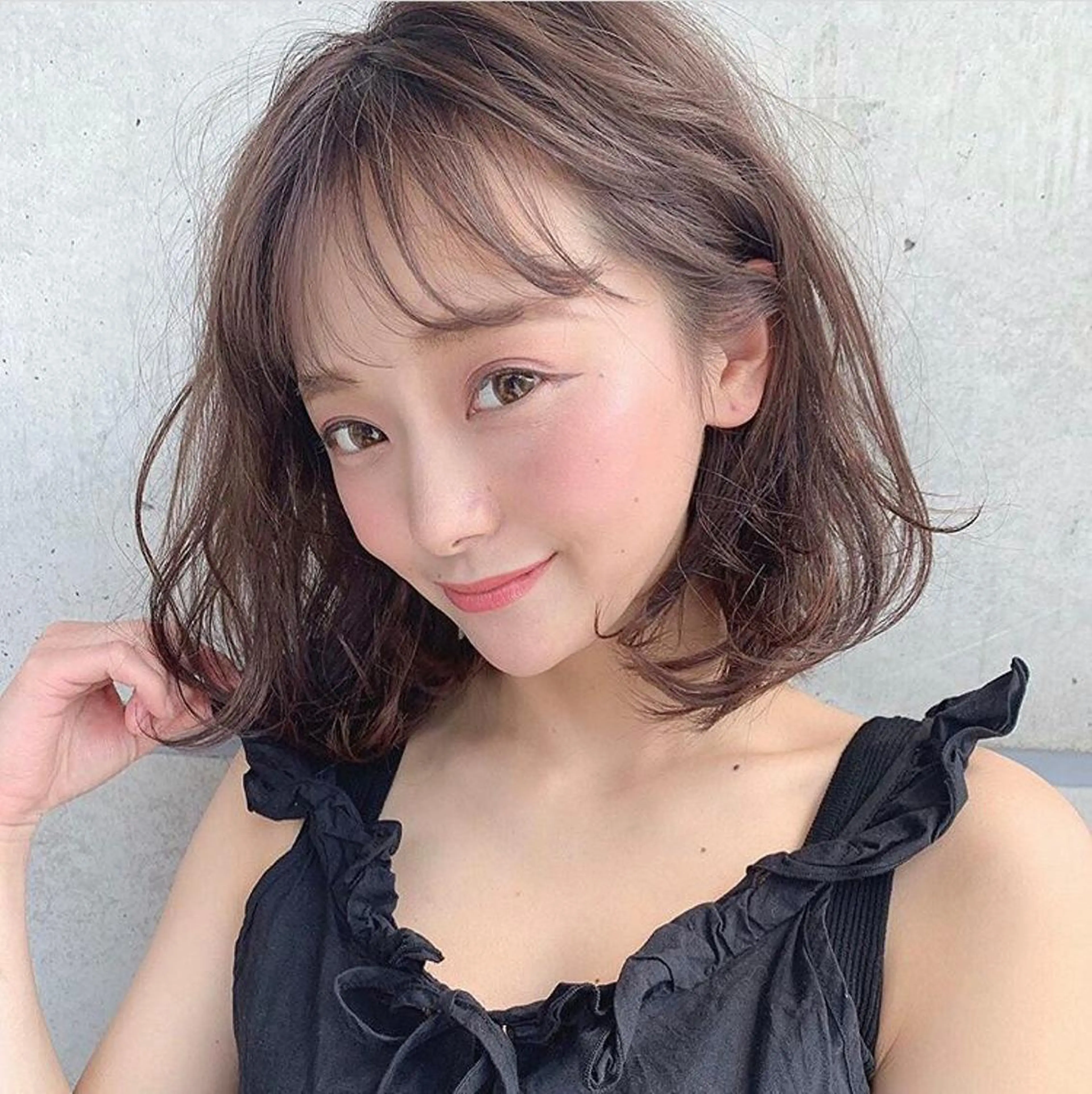 ミディアム カラー ヘアカラー トリートメント ヘッドスパ カラー指名NO.1 🌈Neneのヘアスタイル