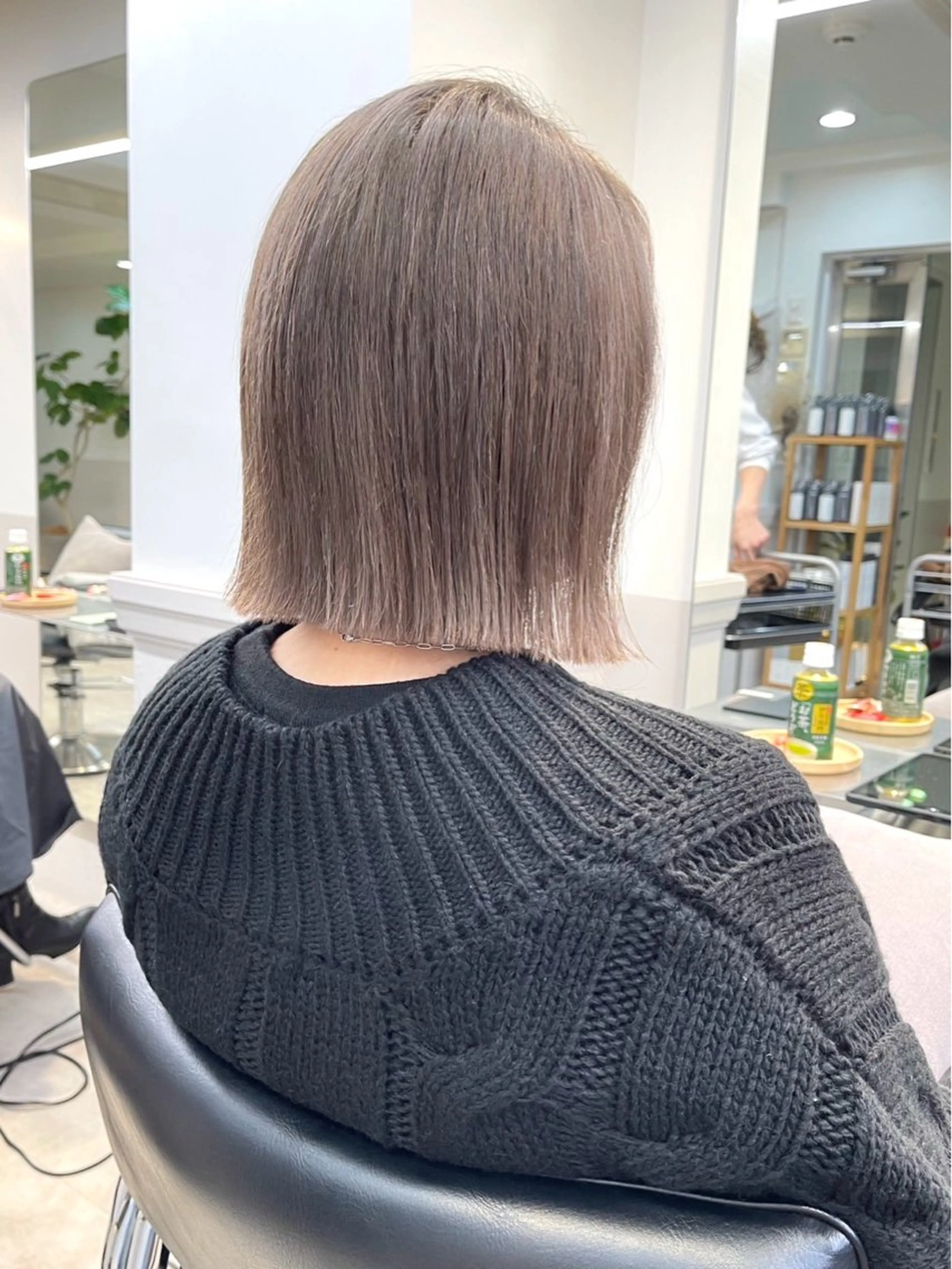 カラー ボブカット/ 尾崎龍聖のヘアスタイル