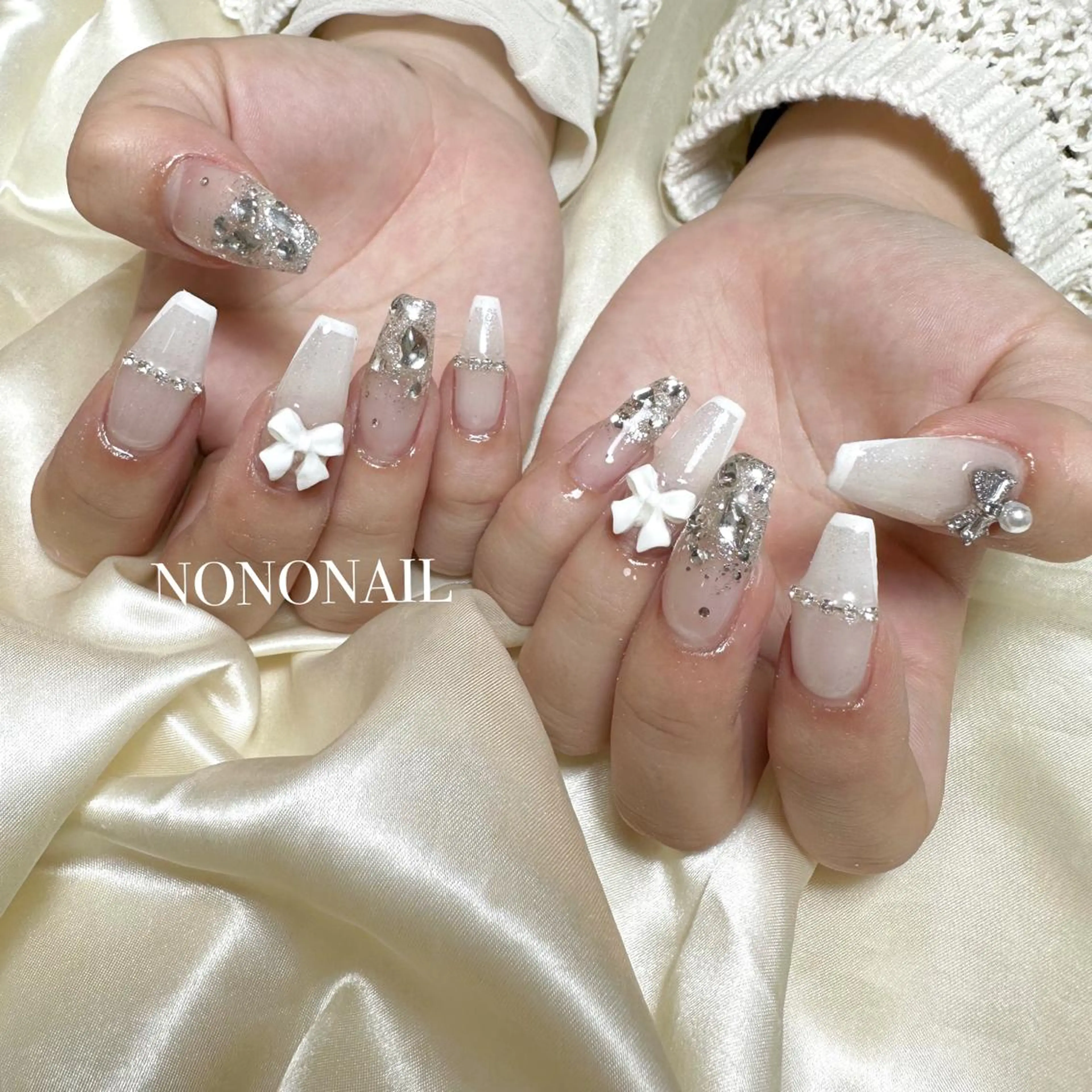 ネイル チークネイル フラッシュネイル キラキラネイル 韓国ネイル ピンク nono/ 熊取ﾈｲﾙｻﾛﾝのネイルデザイン