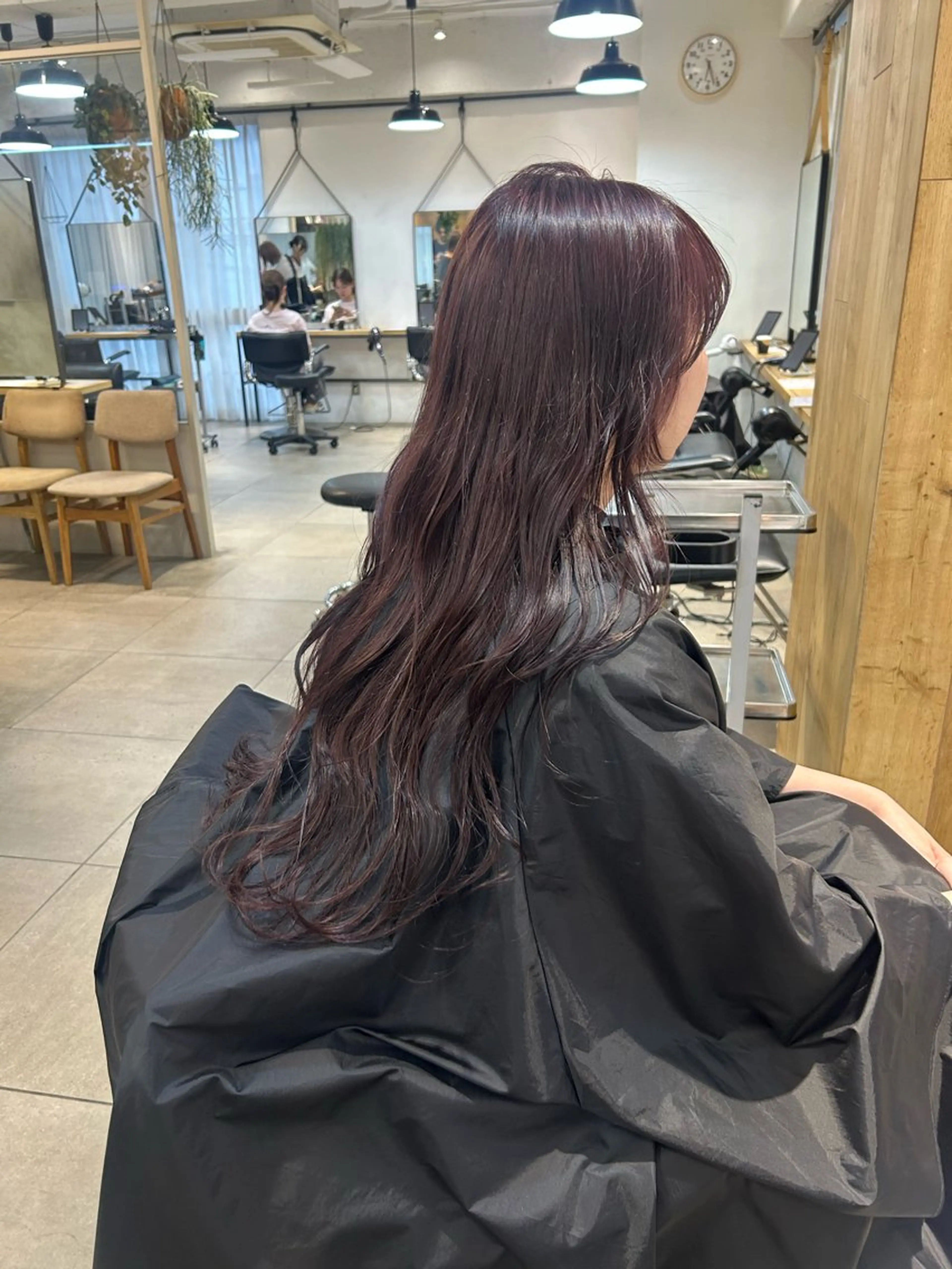 ロング カラー カット ヘアカラー トリートメント じゅわっと暖色カラー 🍊Moemiのヘアスタイル