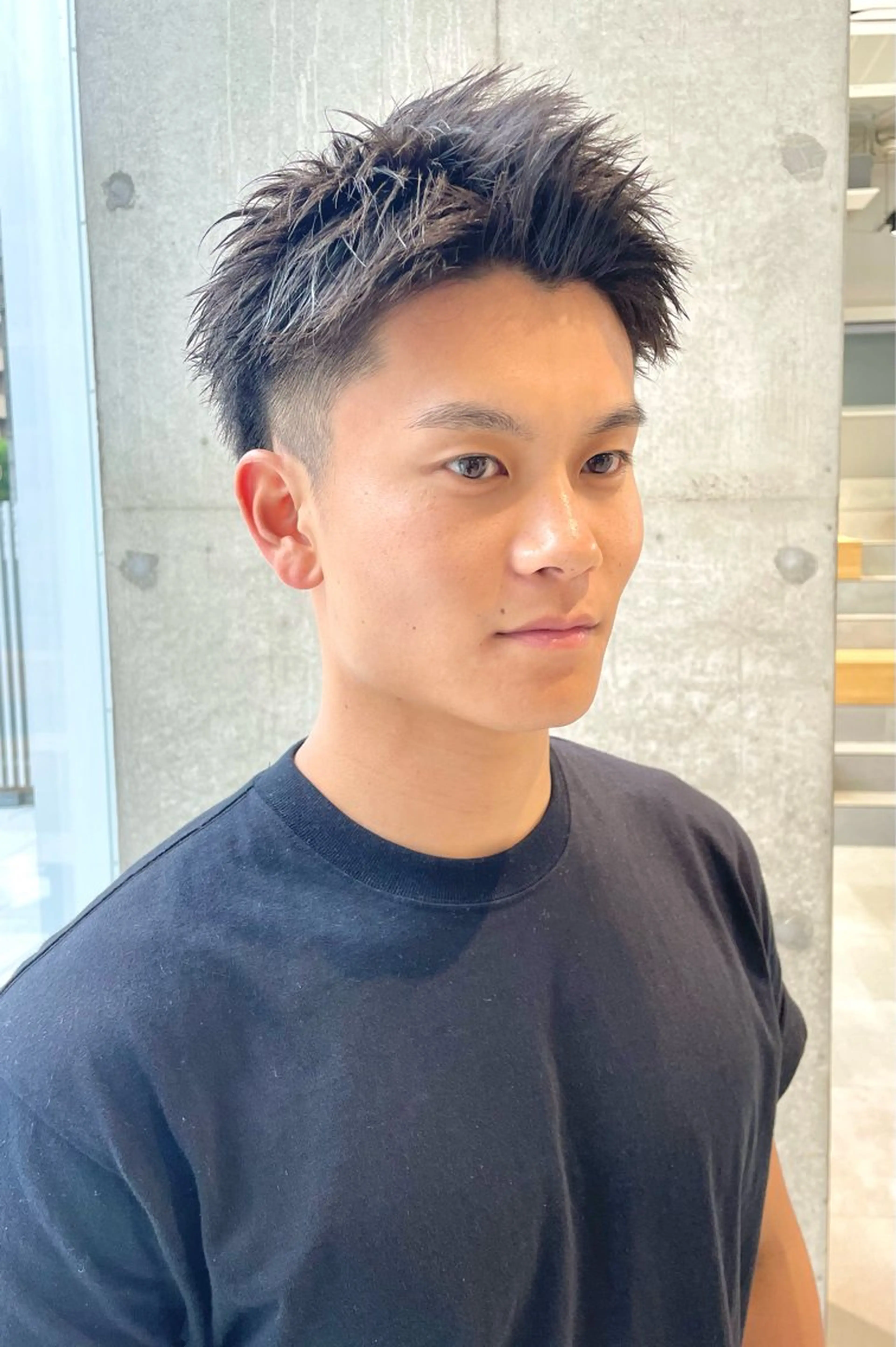 ショート ショートヘア ツイストパーマ 白濱 友樹のヘアスタイル