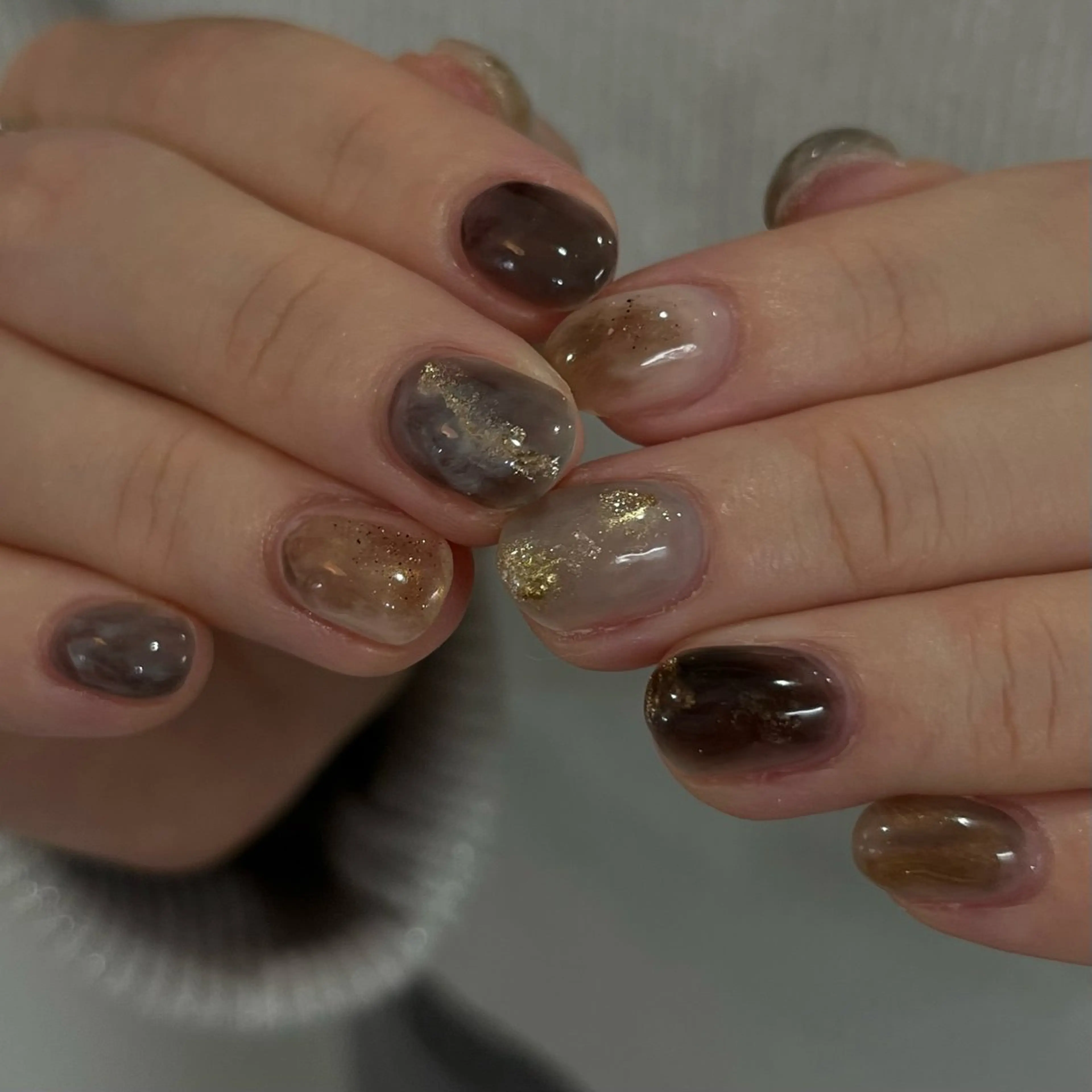 ネイル Ray. ちゅるん系ニュアンスのエステ・リラクイメージ