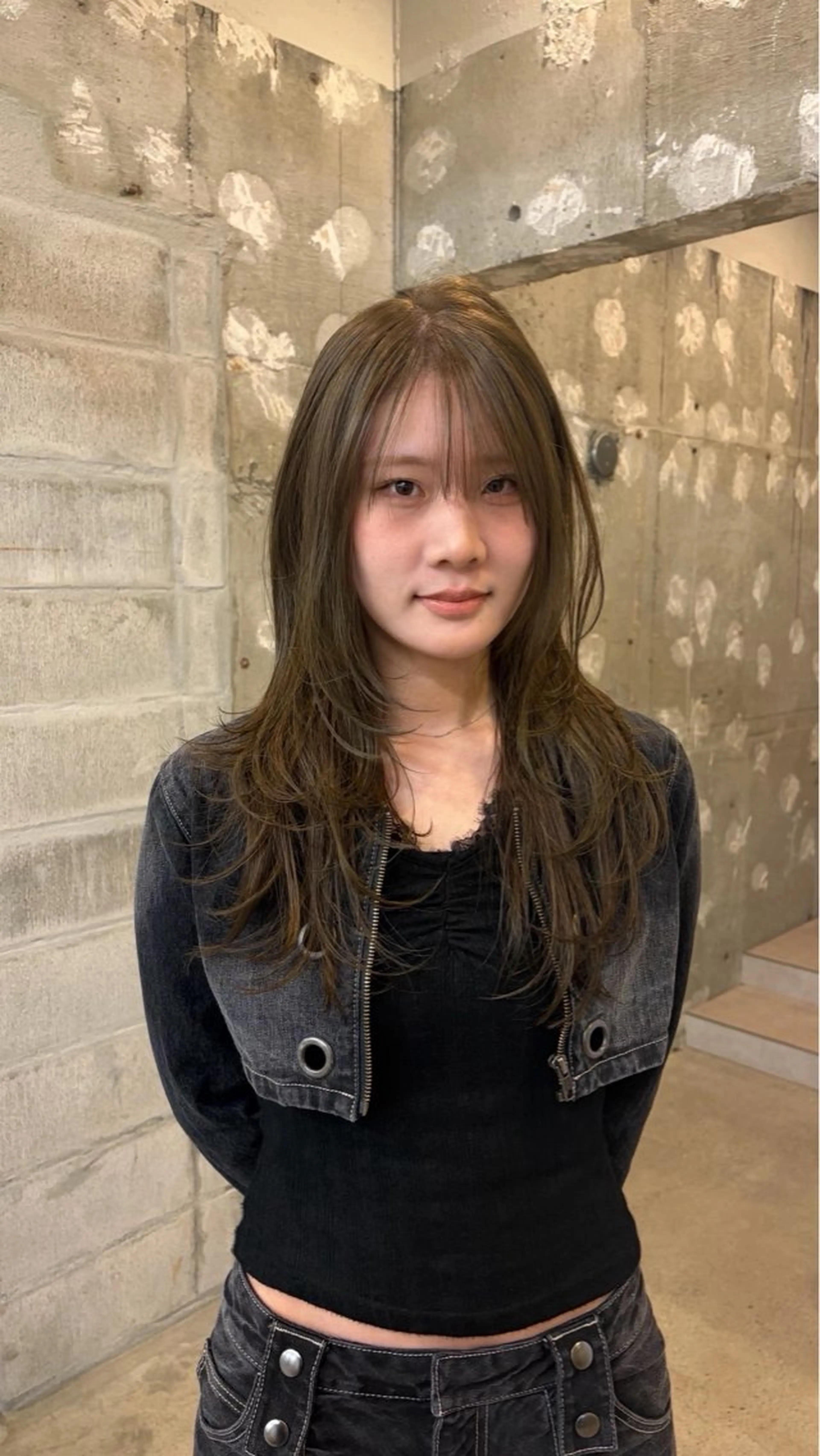 ロング カット ヘアカラー riko／ SYS by fitのヘアスタイル