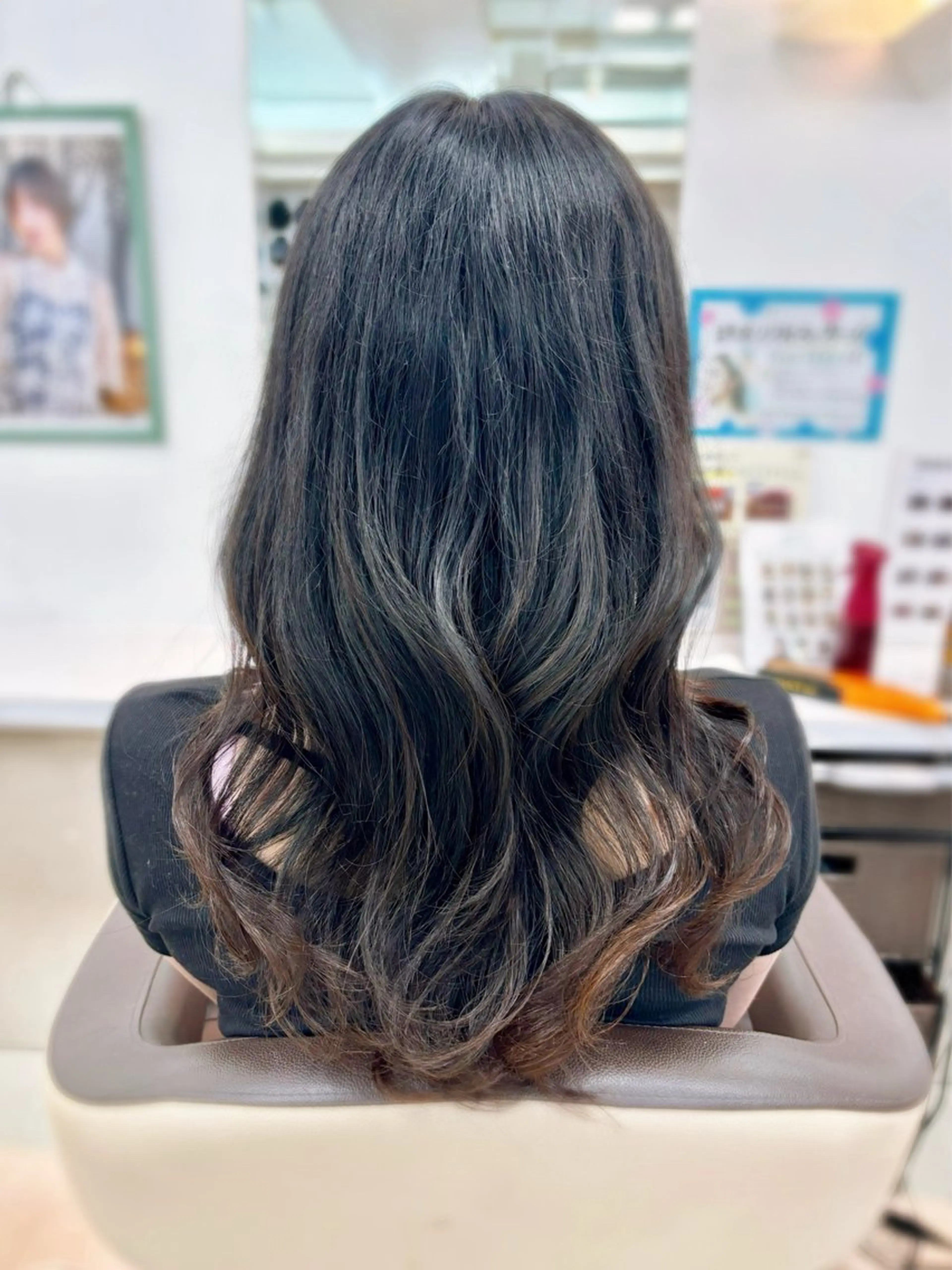ロング 顔周りカット 韓国風ヘア レイヤーカット ローレイヤー ボブ🪽 ばばゆうきのヘアスタイル