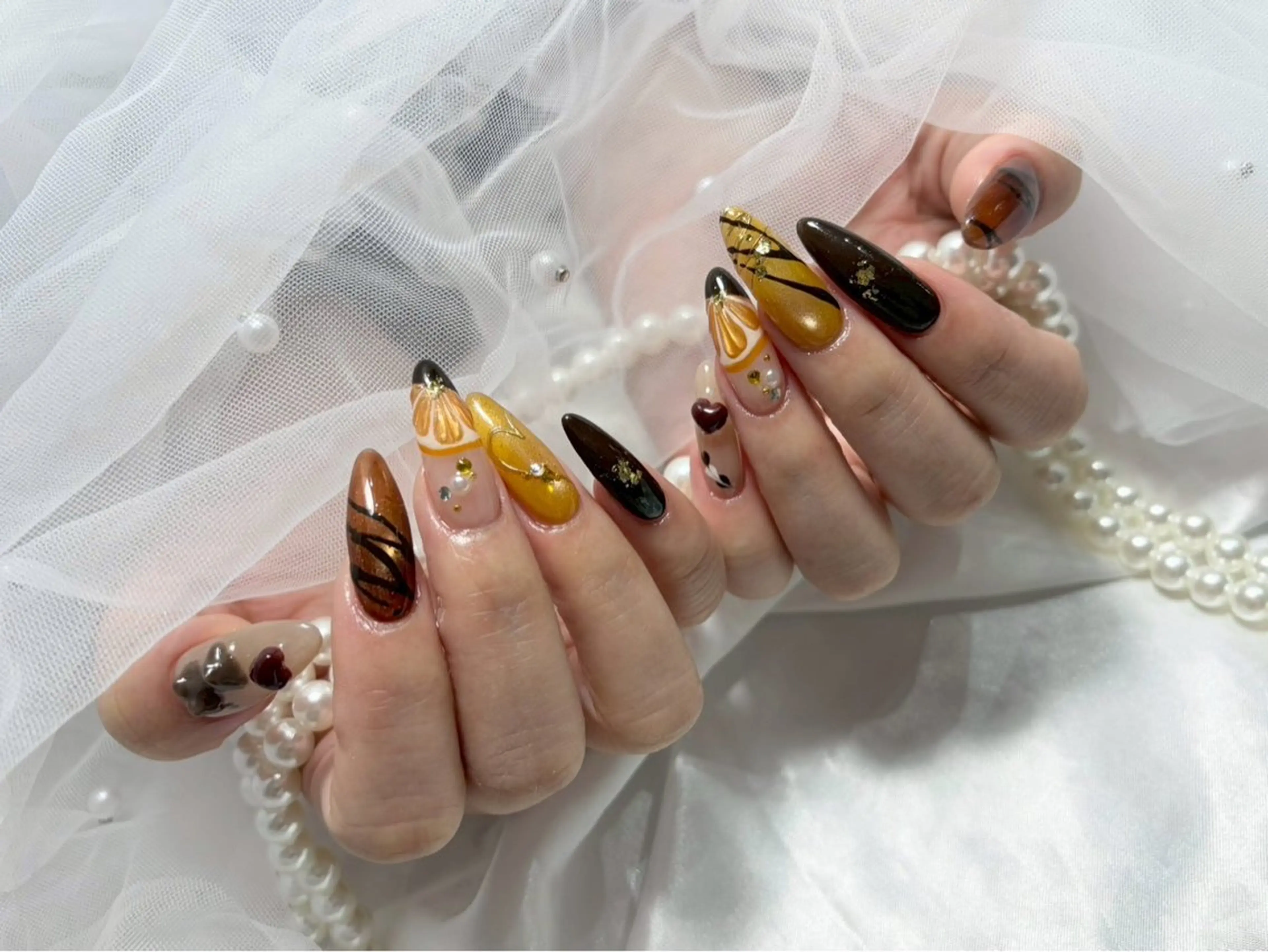 ネイル ハンドネイル 池田 みなのネイルデザイン