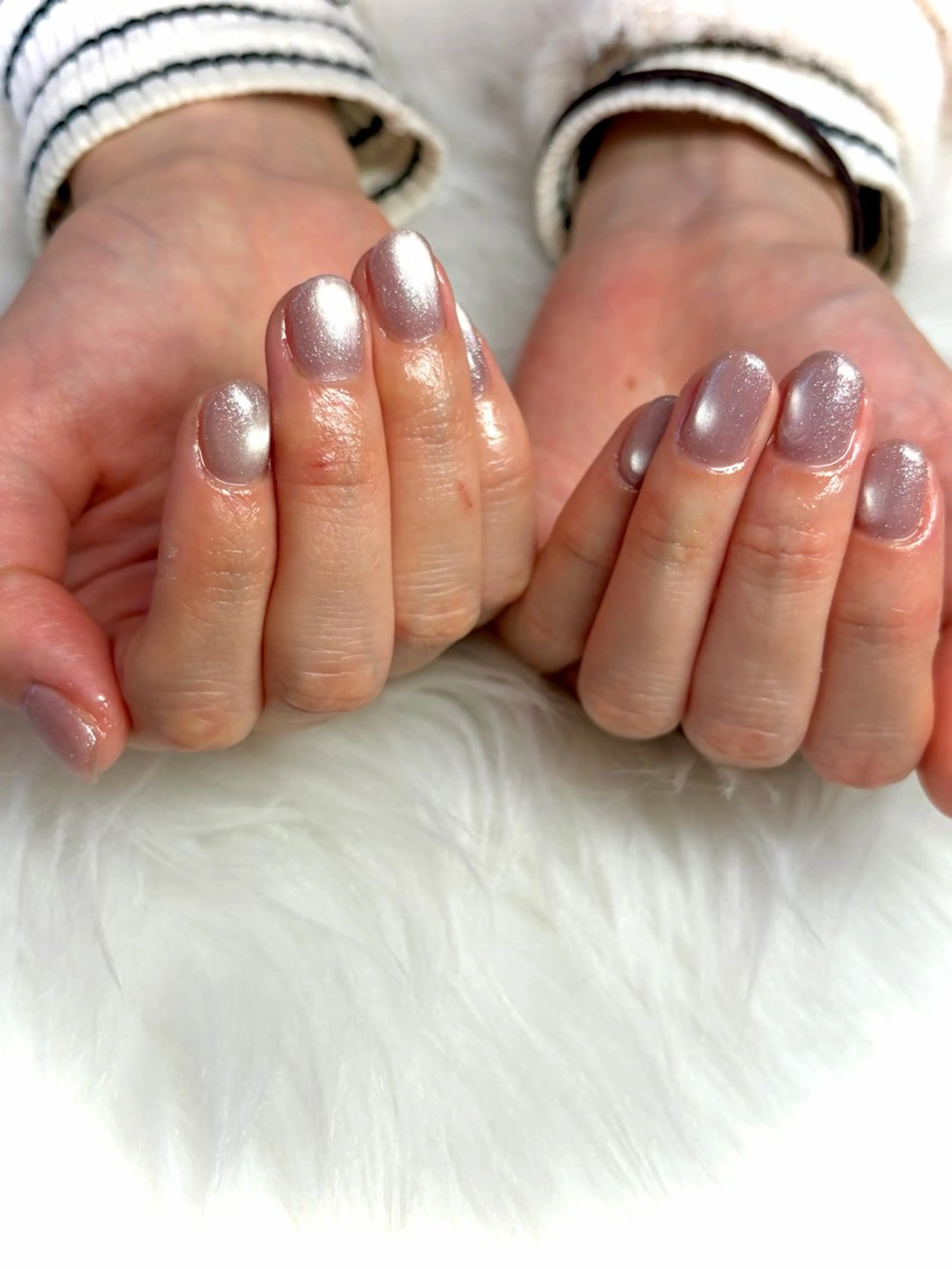 ネイル マグネットネイル マグネットワンカラー ワンカラーネイル 冬ネイル Nail room Aのネイルデザイン