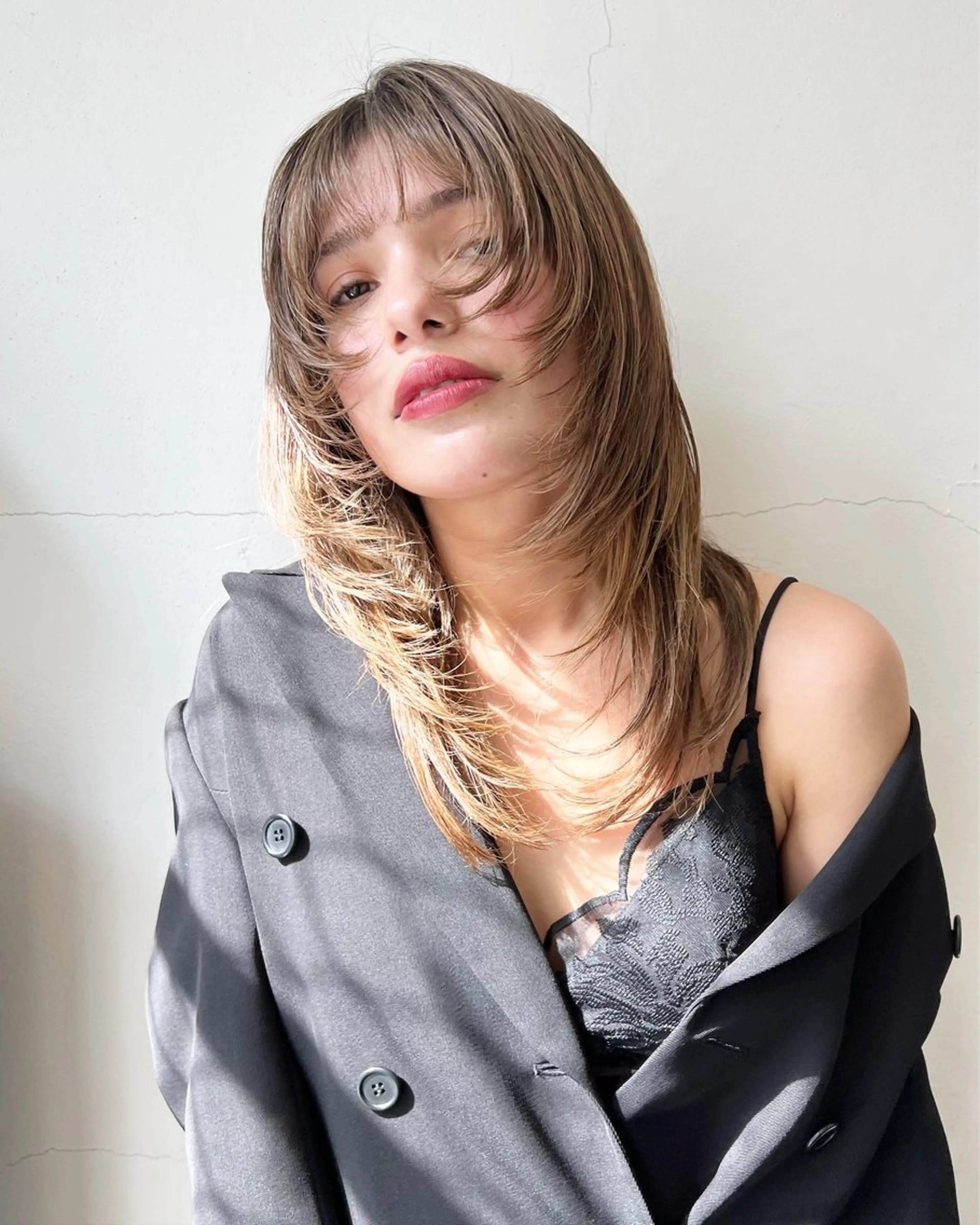 セミロング カラー HARU//原宿🤍 リピート率NO.1のヘアスタイル