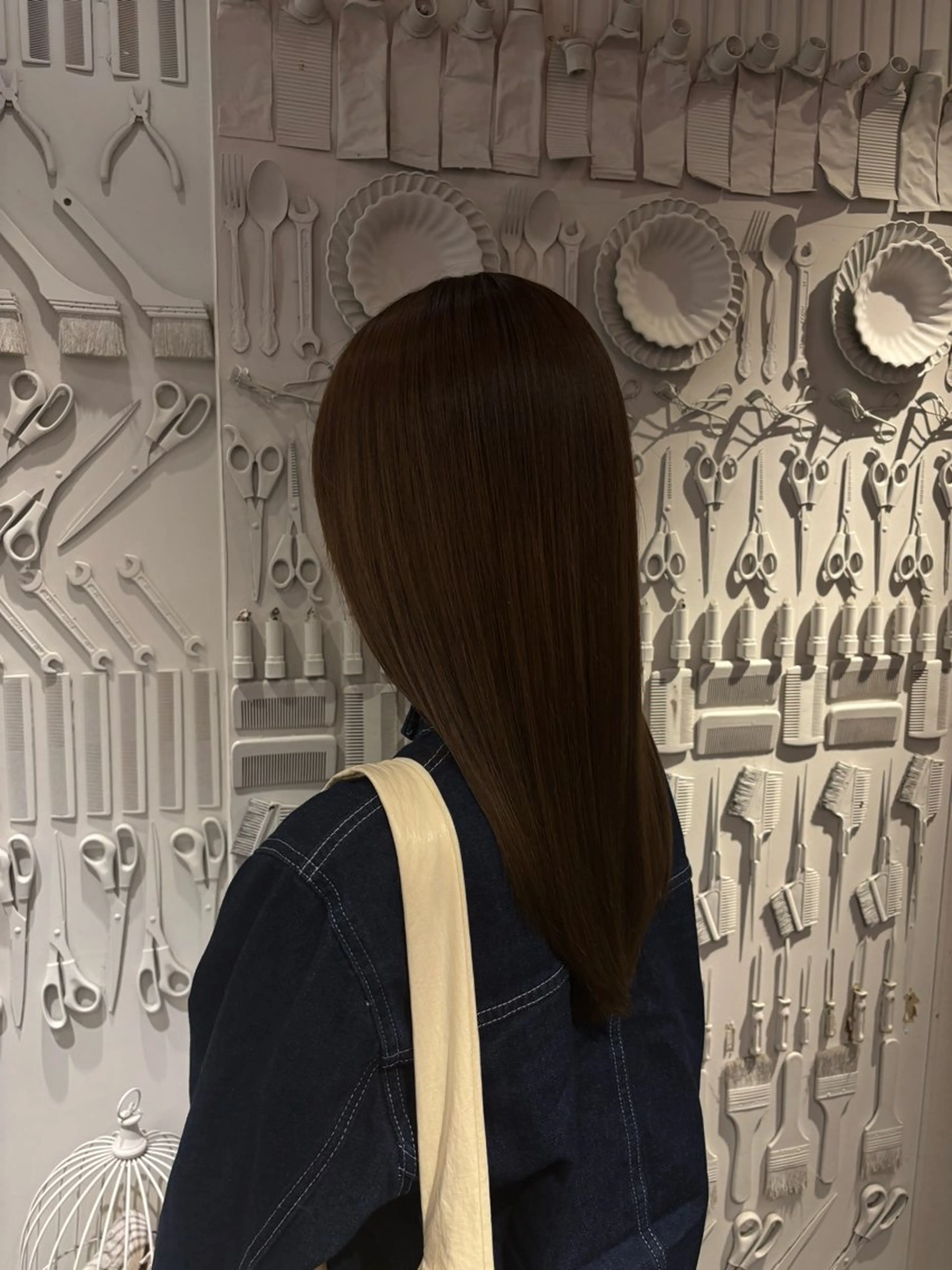 ロング カラー 横田 優歩のヘアスタイル