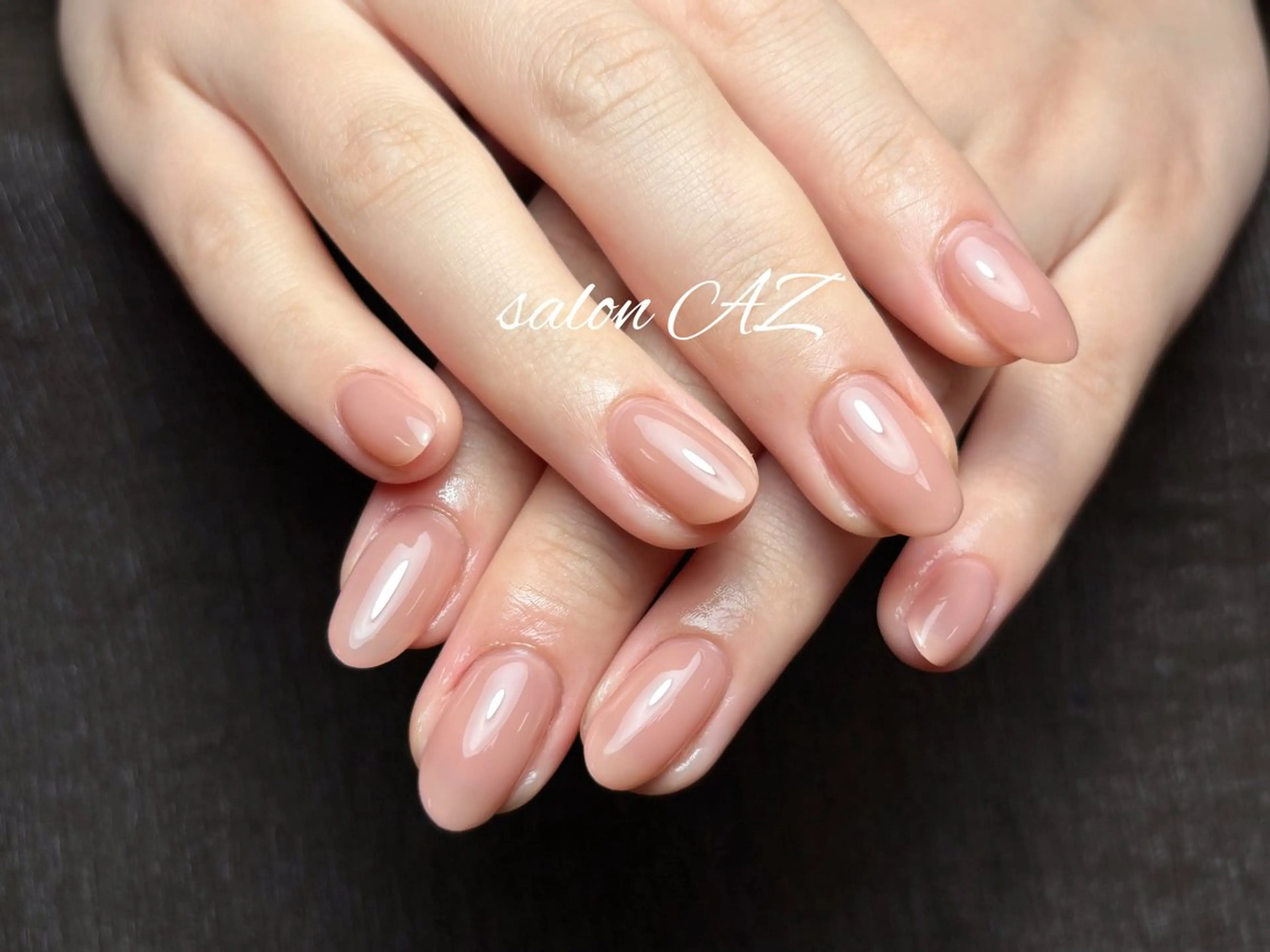 ネイル 桜ネイル 長さ出し フットネイル フレンチネイル ジェルネイル salon AZのネイルデザイン