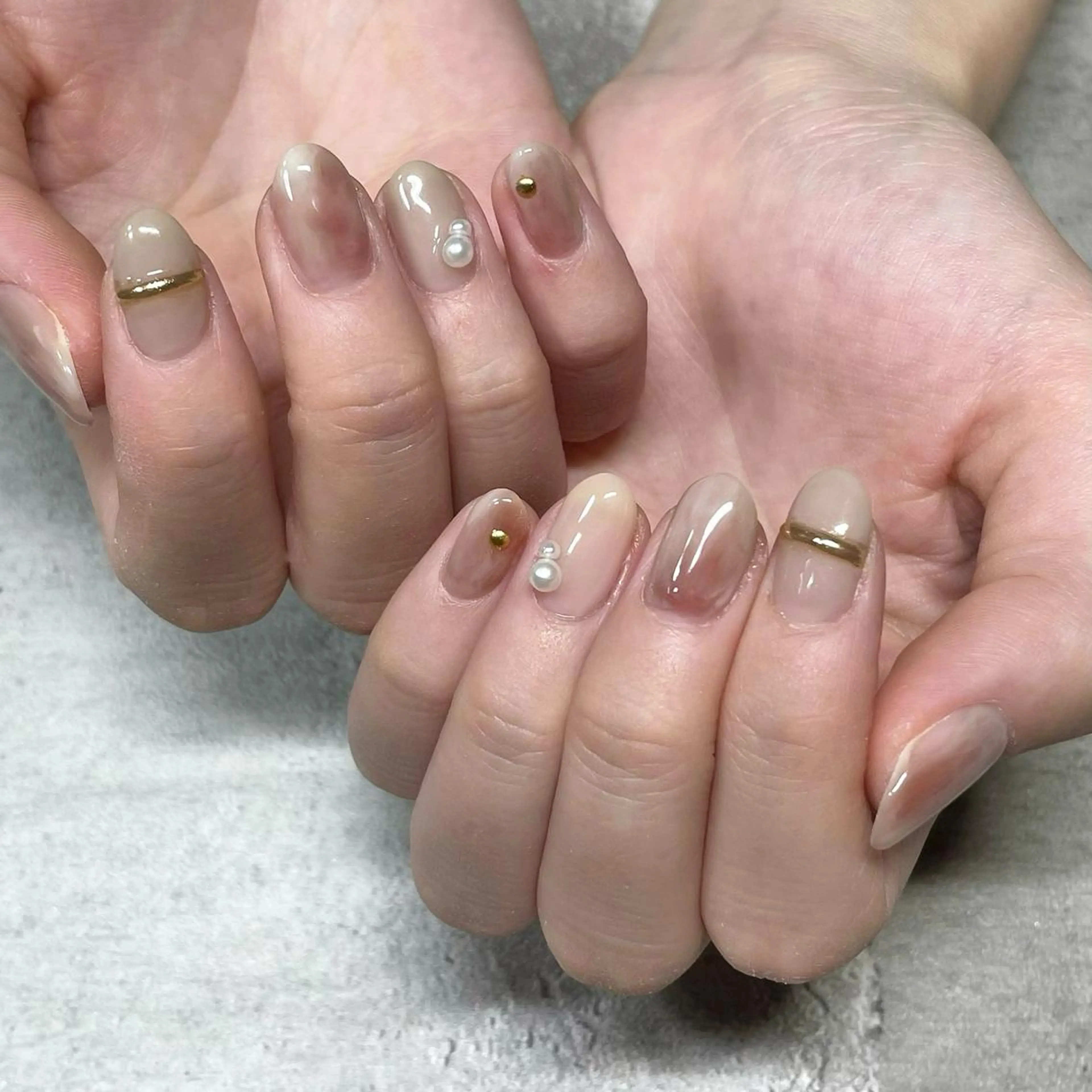 ネイル ジェルネイル 東 千夏のネイルデザイン