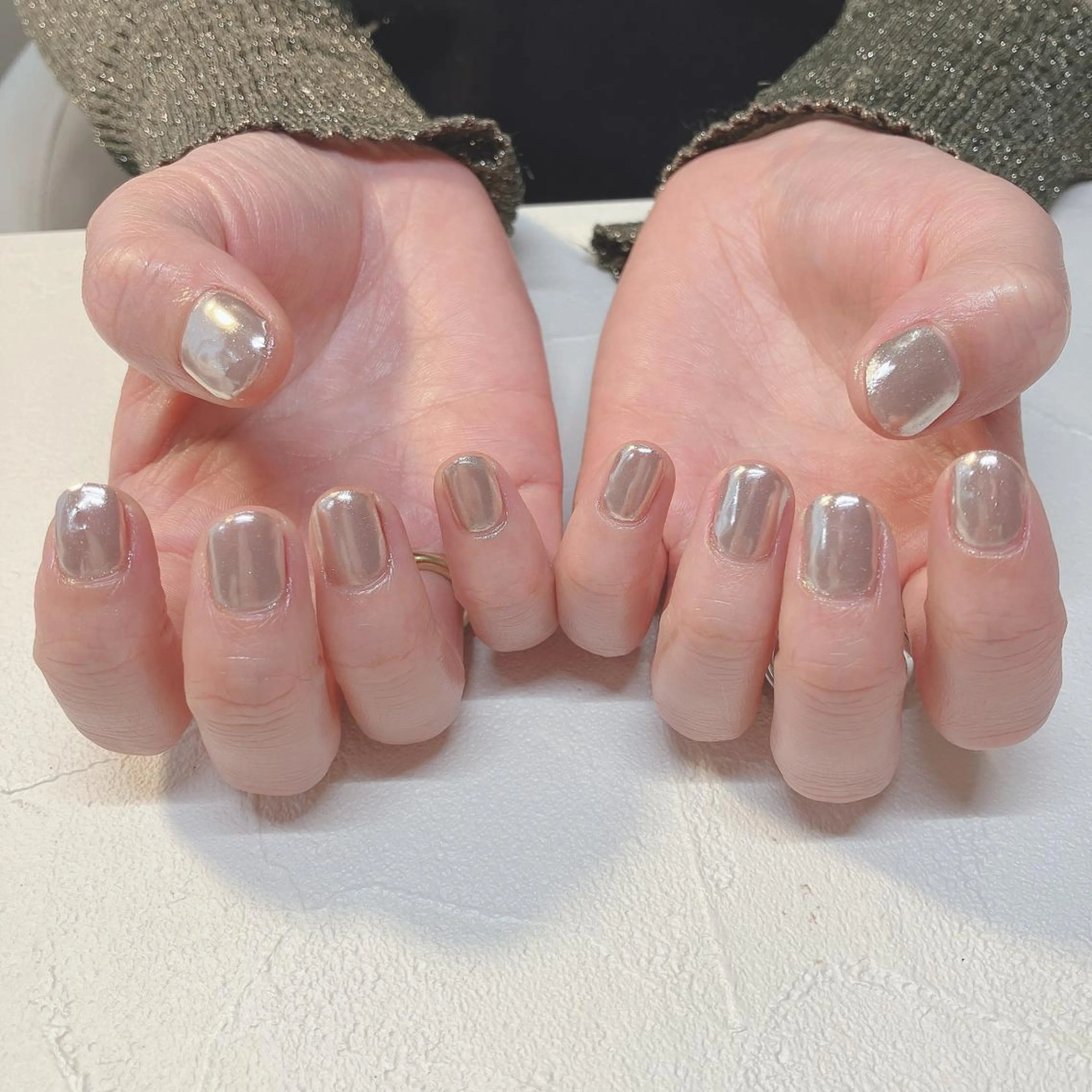 ネイル ミラーネイル ハンドネイル nails 🎀meのネイルデザイン