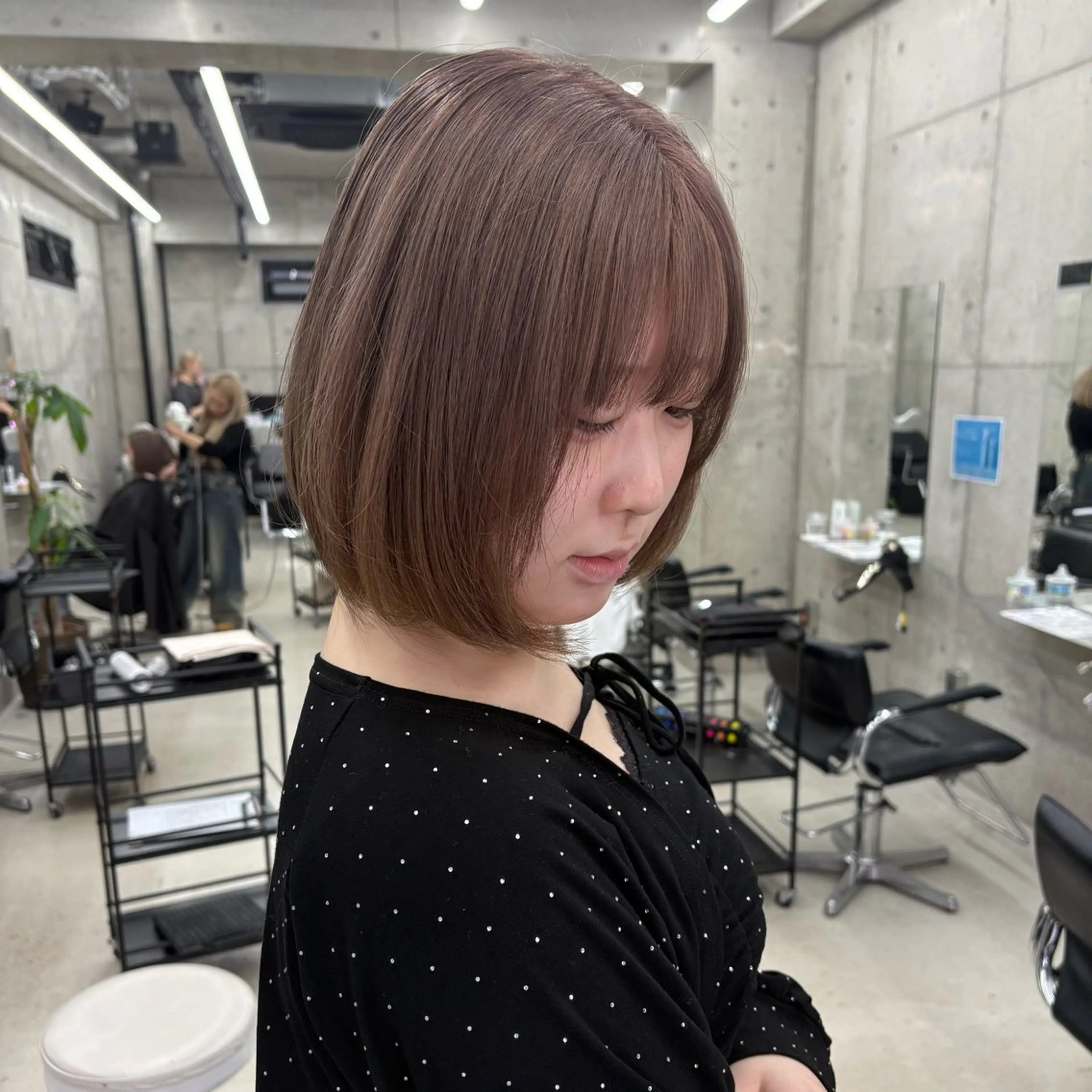 ショート ヘアカラー アヤミ/韓国スタイル /ハイトーン/名古屋のヘアスタイル