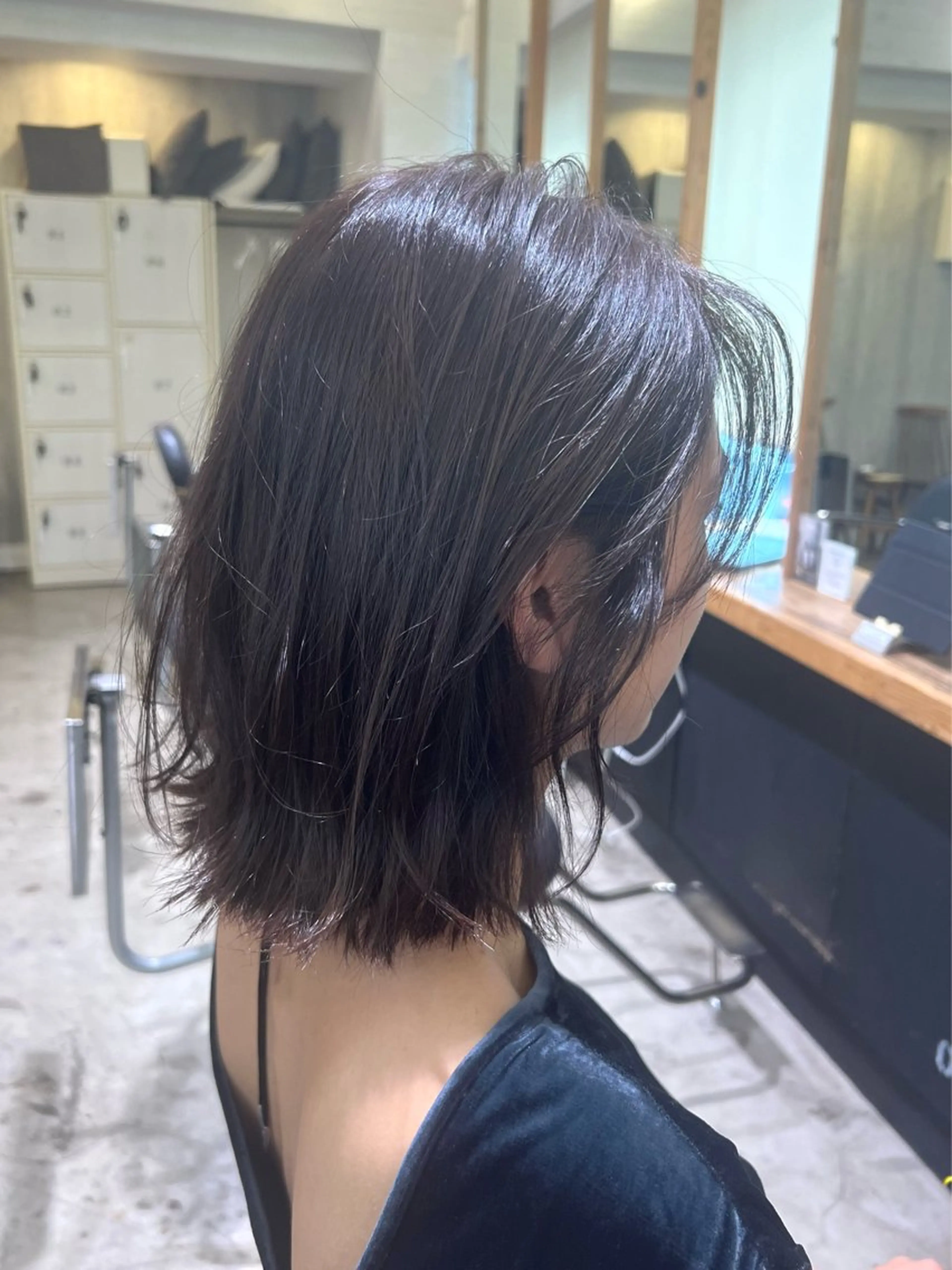 ミディアム 【指名No1】飯塚 宏美のヘアスタイル