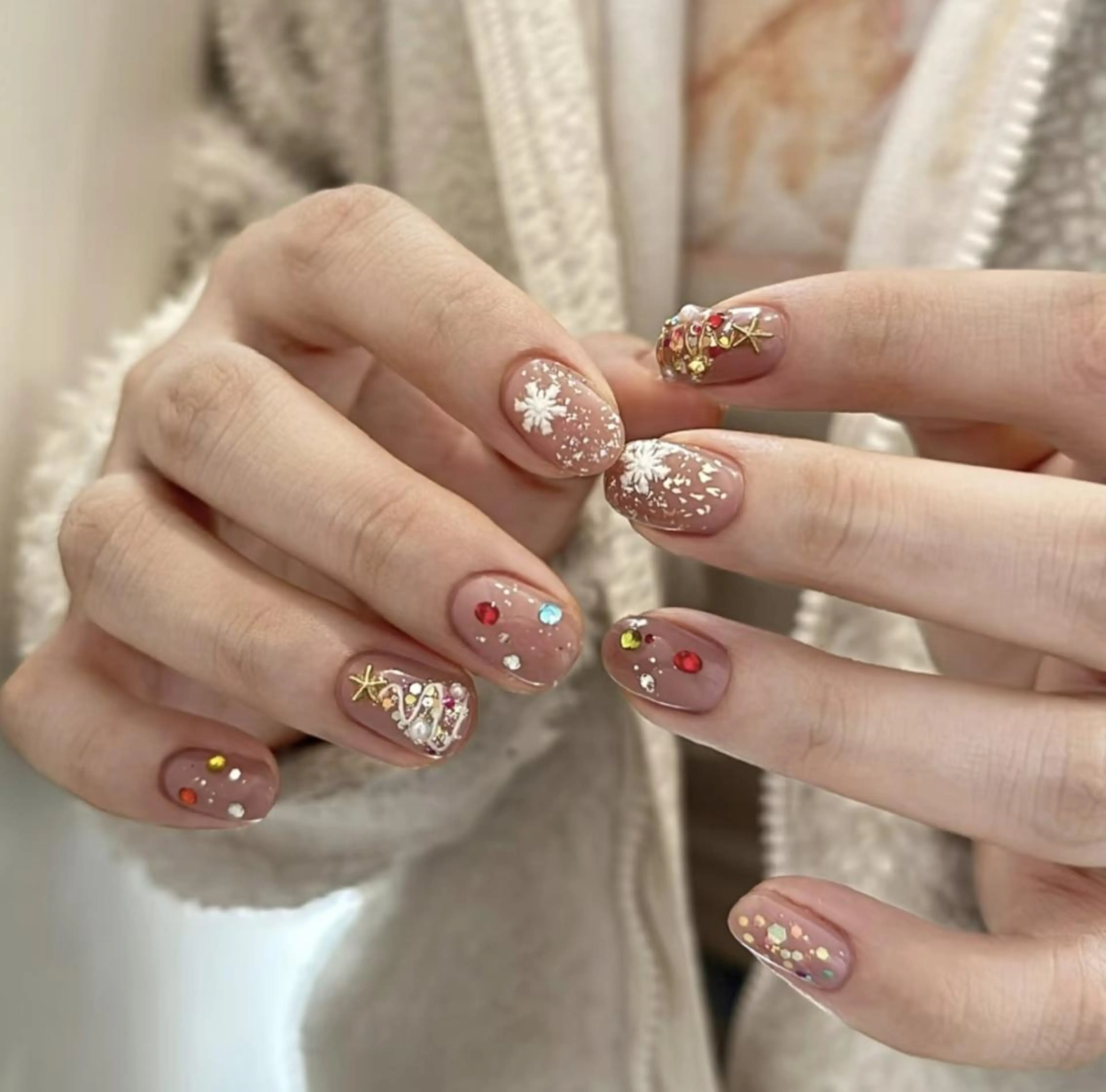 ネイル ハンドネイル ハンドケア 🍑 momo_nailのネイルデザイン