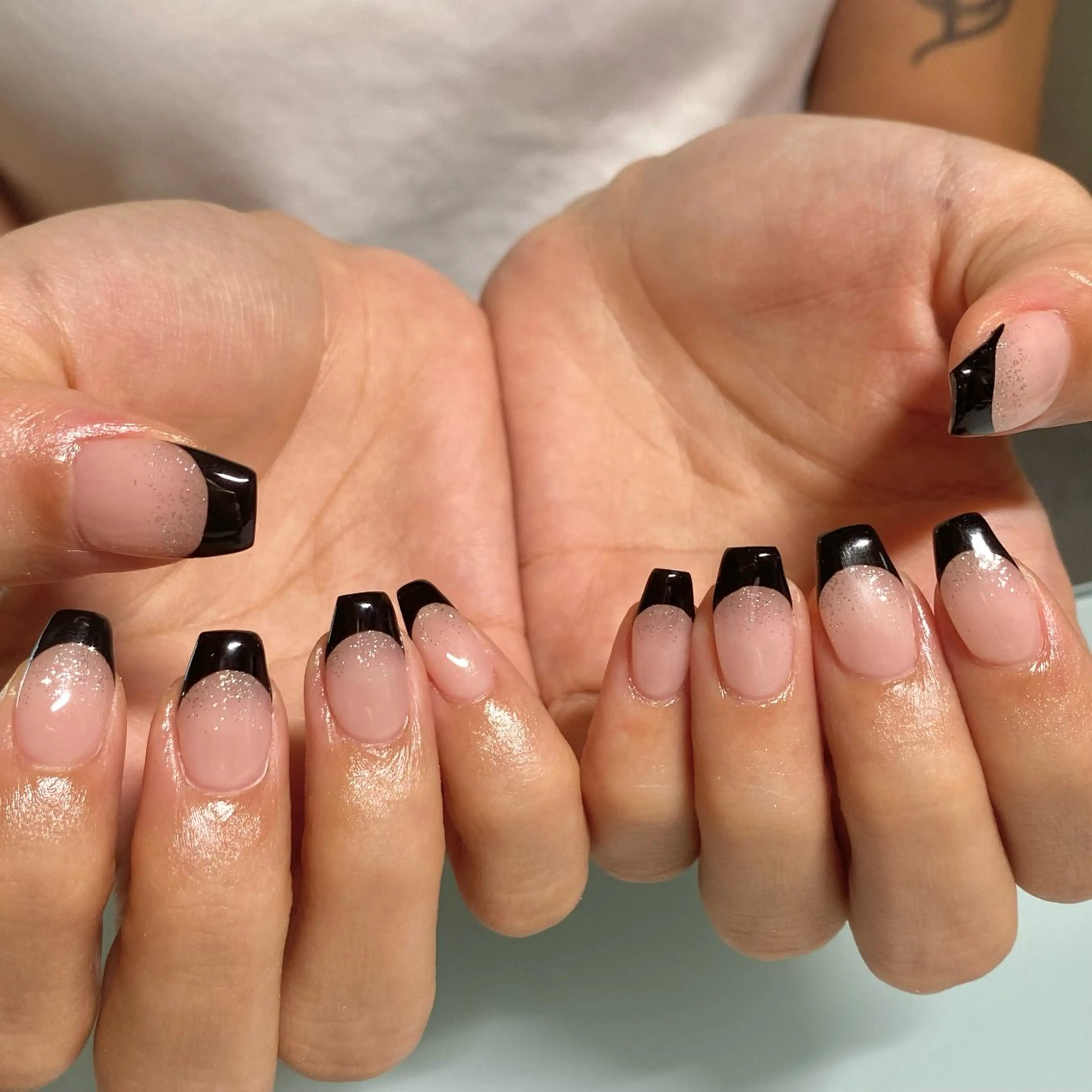 ネイル フレンチネイル ジェルネイル 韓国ネイル パラジェル リボン BelireMaa Nail&eyeのネイルデザイン