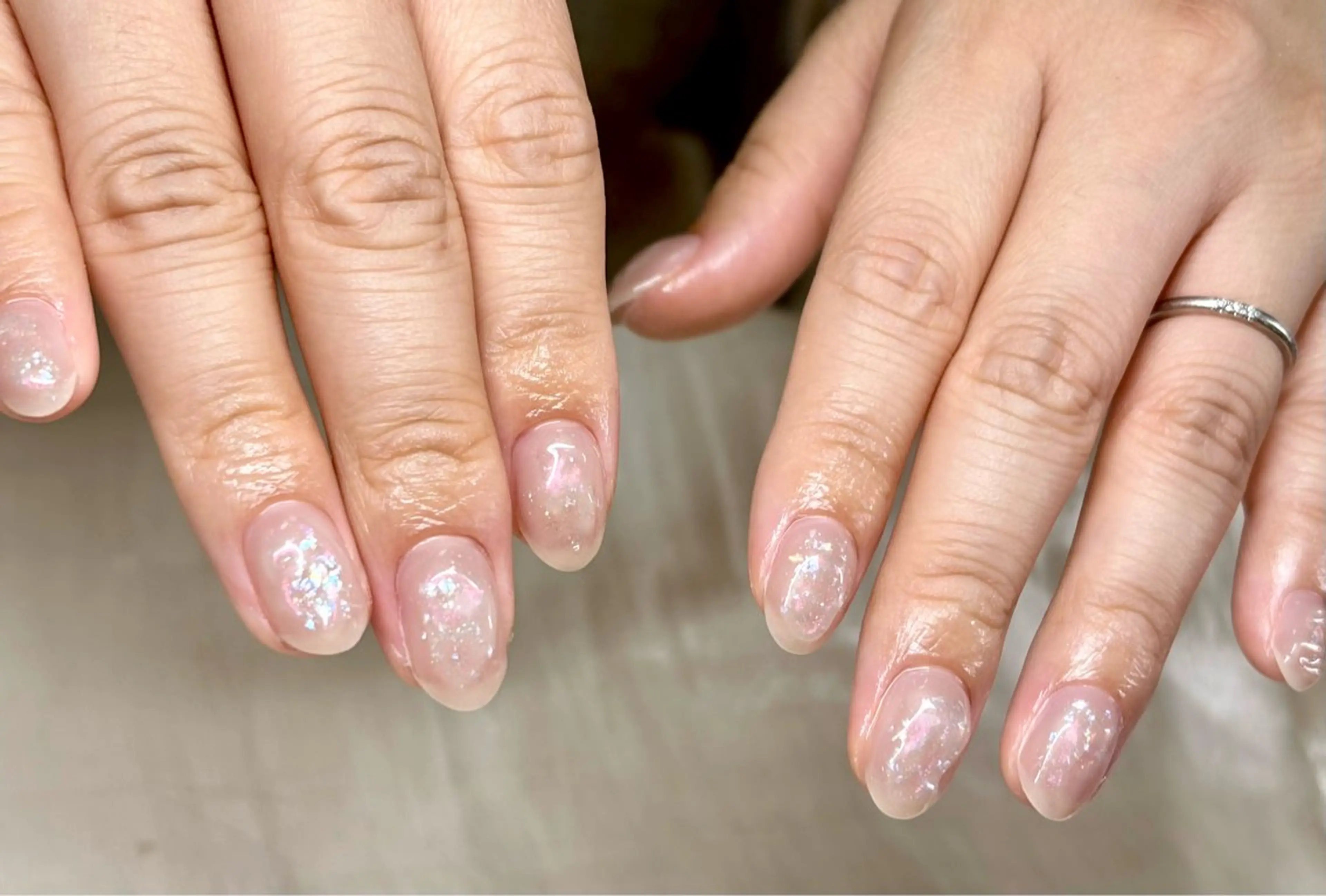 ネイル ニュアンスネイル ハンドネイル ハンドケア ETE LUNA NAILのネイルデザイン