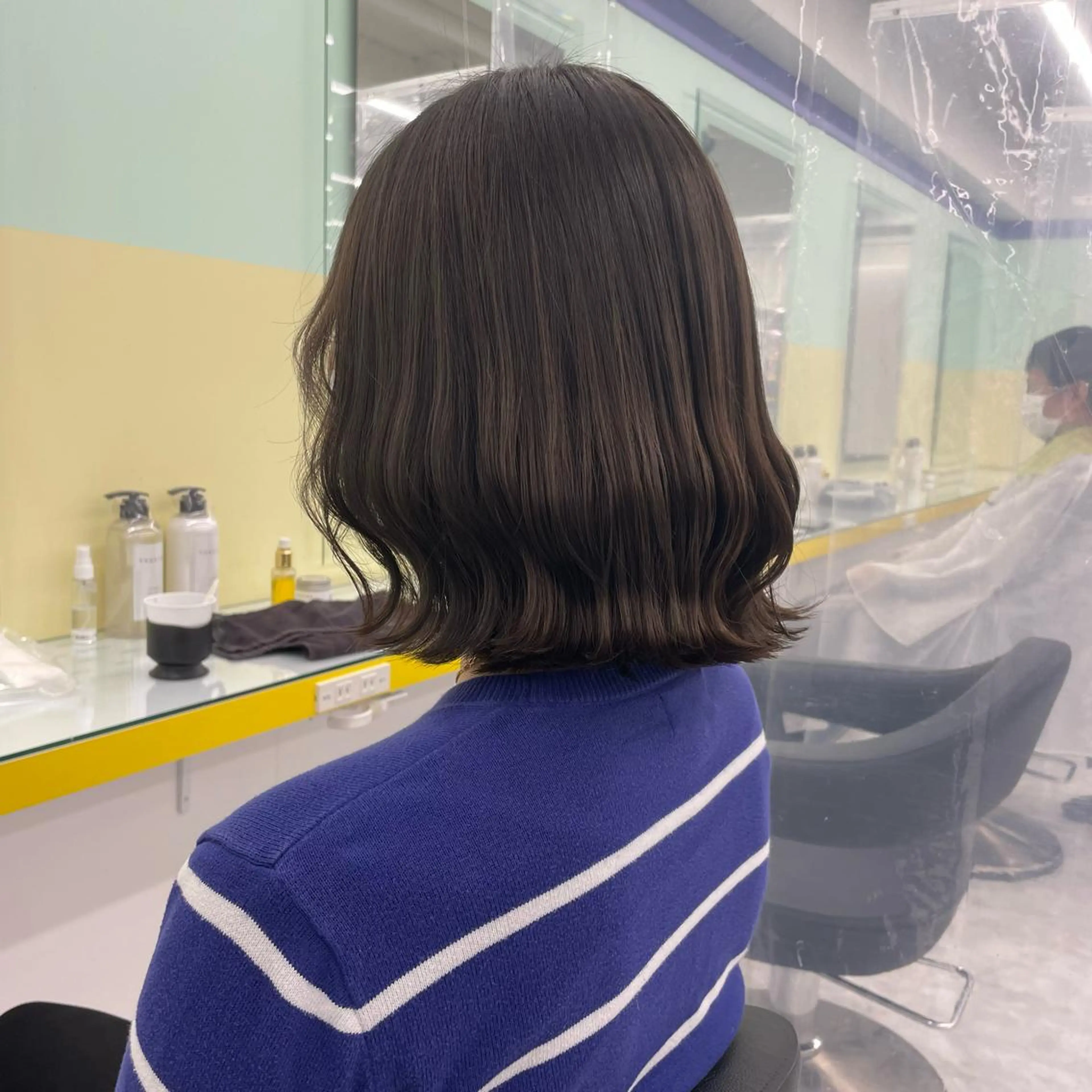 セミロング カラー ヘアアレンジ アイブロウ カット ヘアカラー トリートメント 【透明感×レイヤー】 🍃RIKU🍃のヘアスタイル