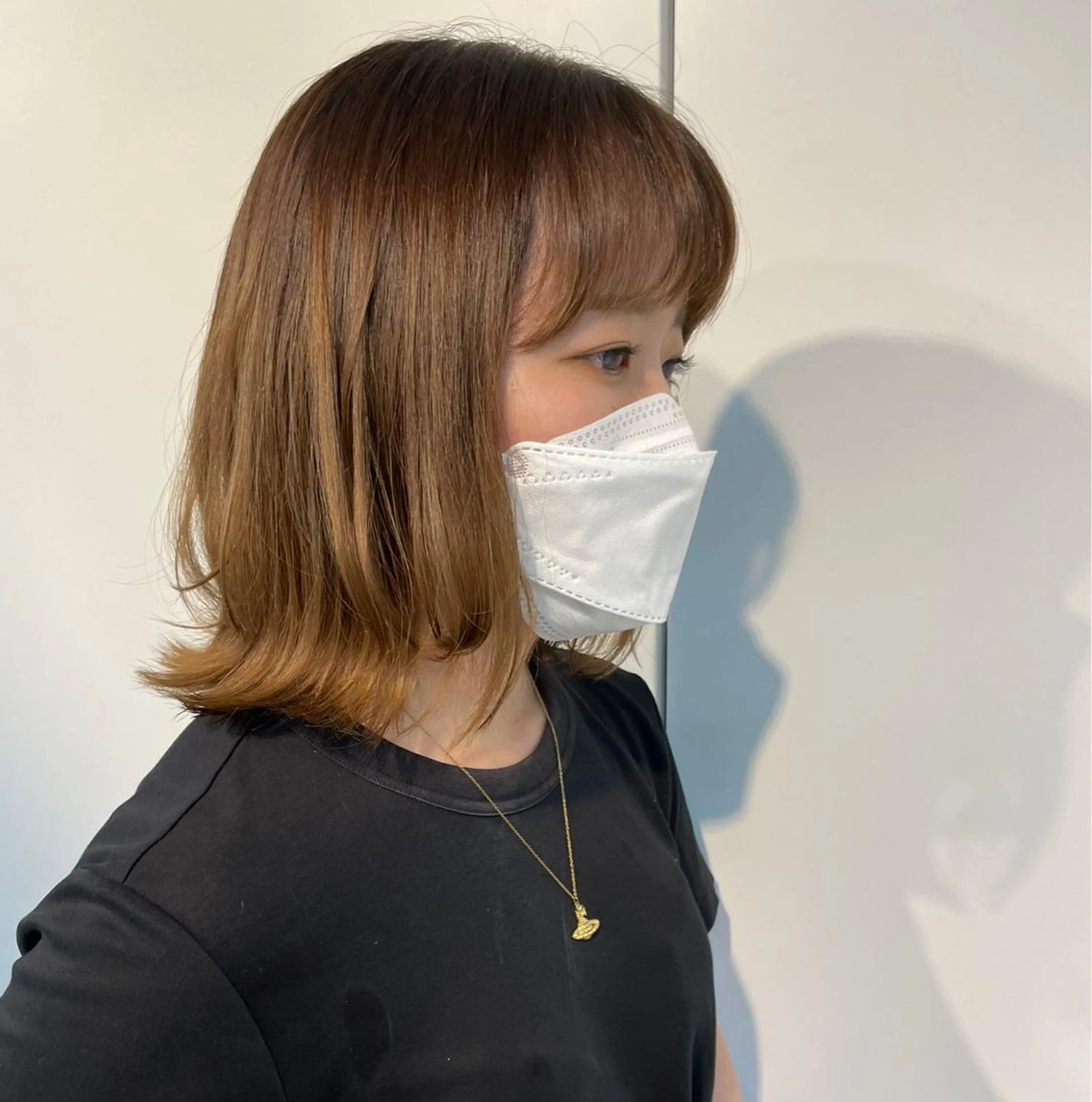 ミディアム レイヤーカット 🍮中山詩乃🍮顔 まわりデザイン◎のヘアスタイル