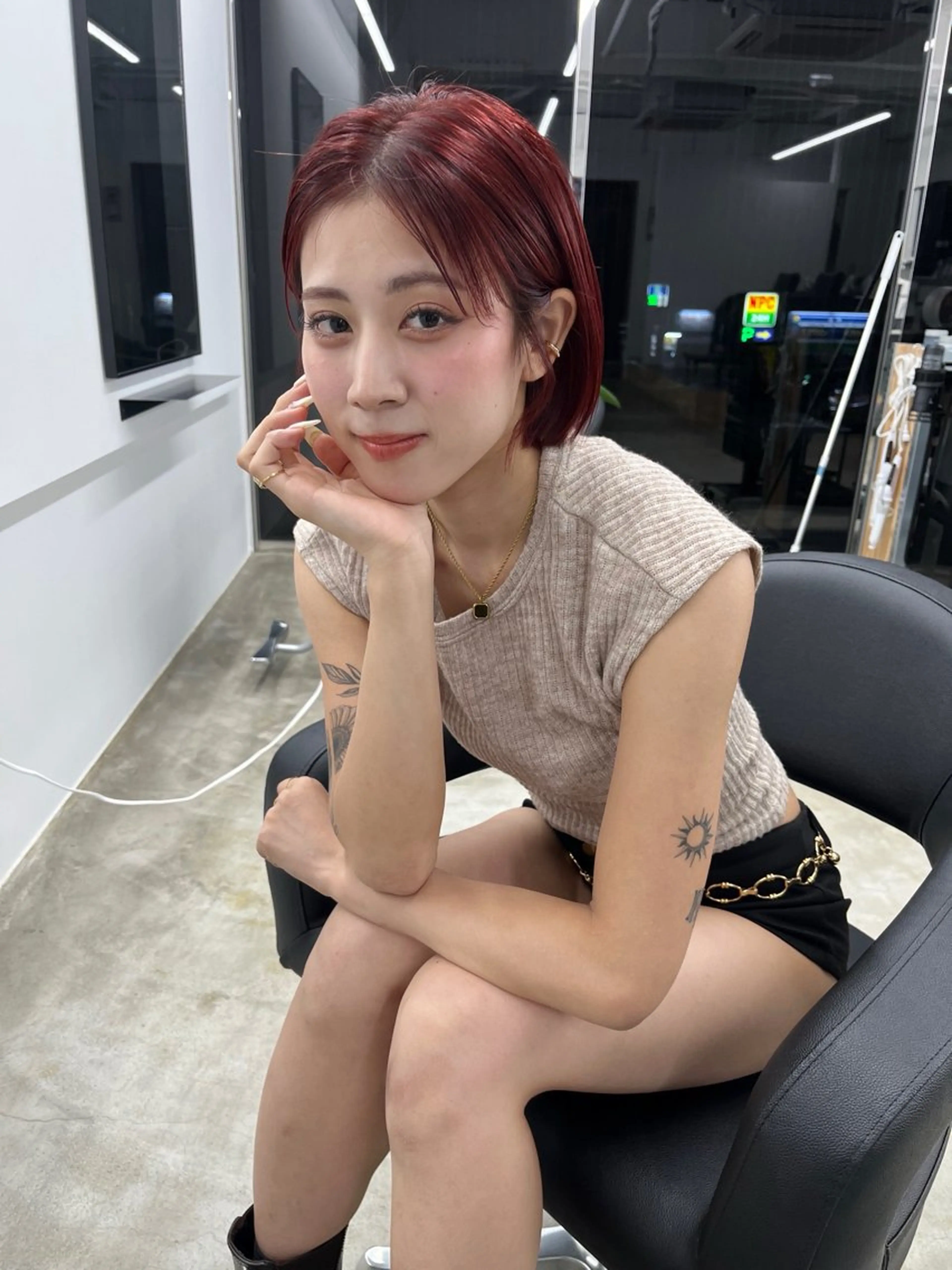 カラー ヘアカラー 酒井 美里のヘアスタイル