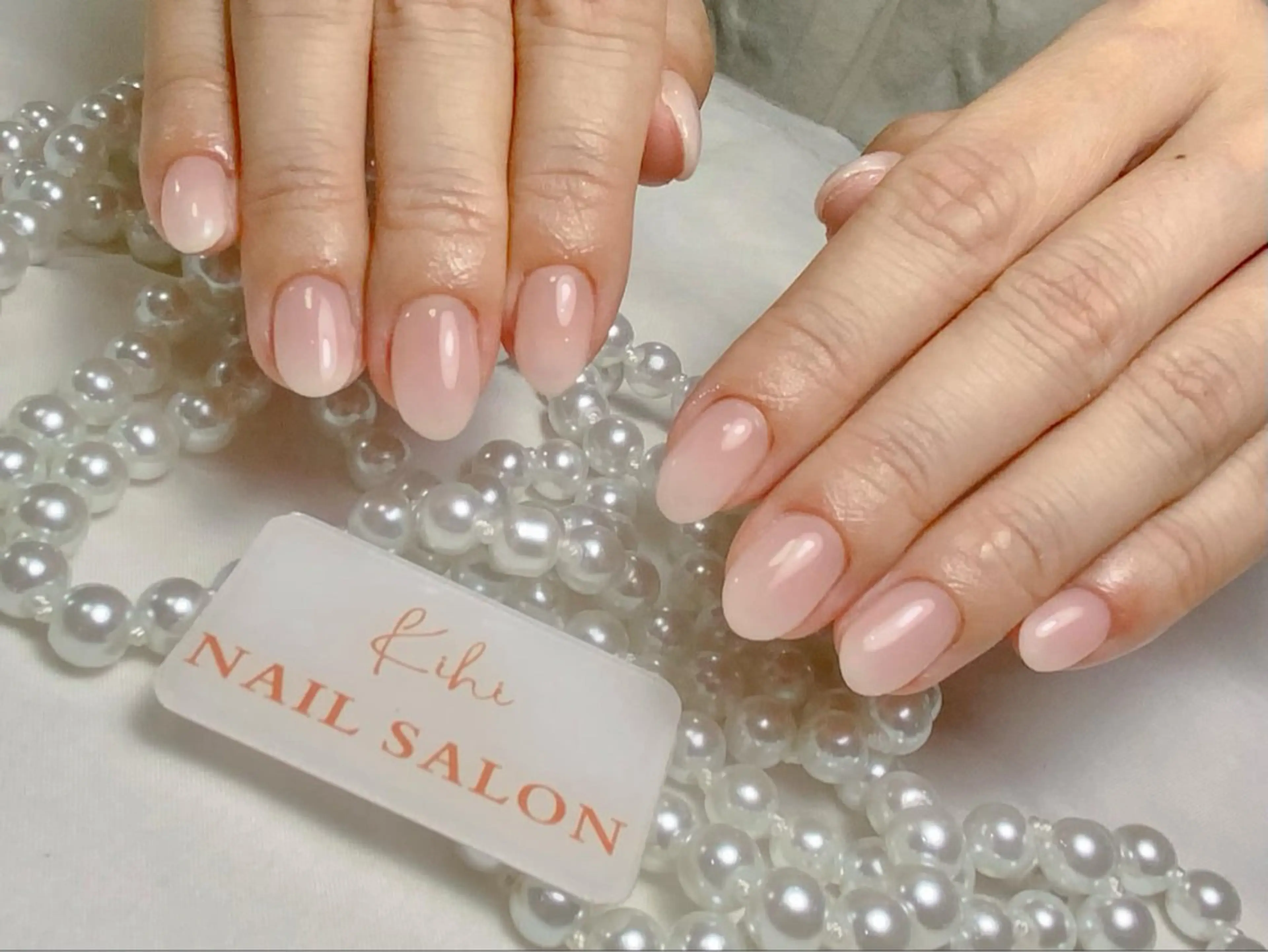 ネイル アートネイル フレンチネイル ジェルネイル グラデーション 韓国ネイル ハンドネイル ハンドケア さくら💮💮 【オフ無料】のネイルデザイン