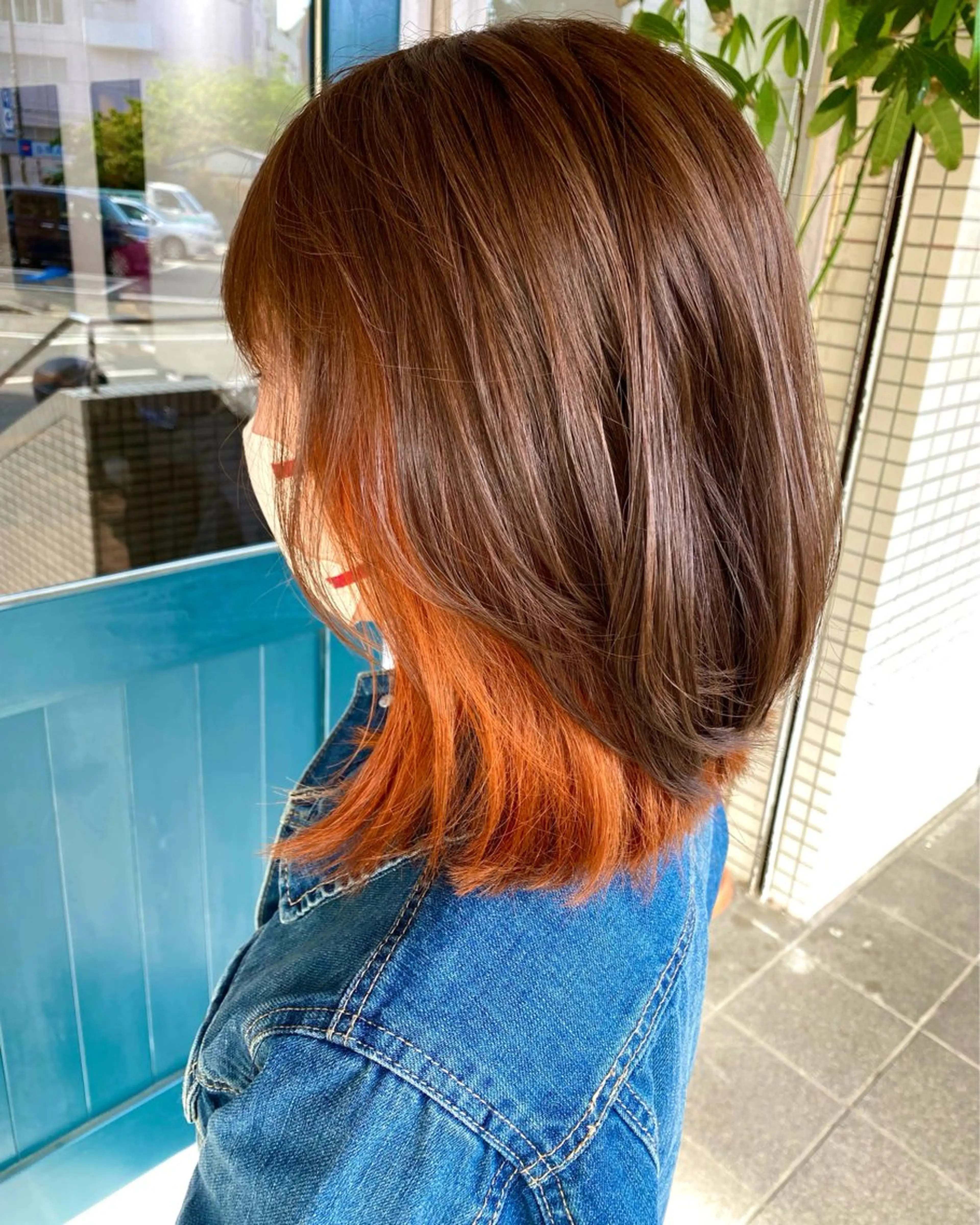 ミディアム カット ヘアカラー 野呂 隼人のヘアスタイル