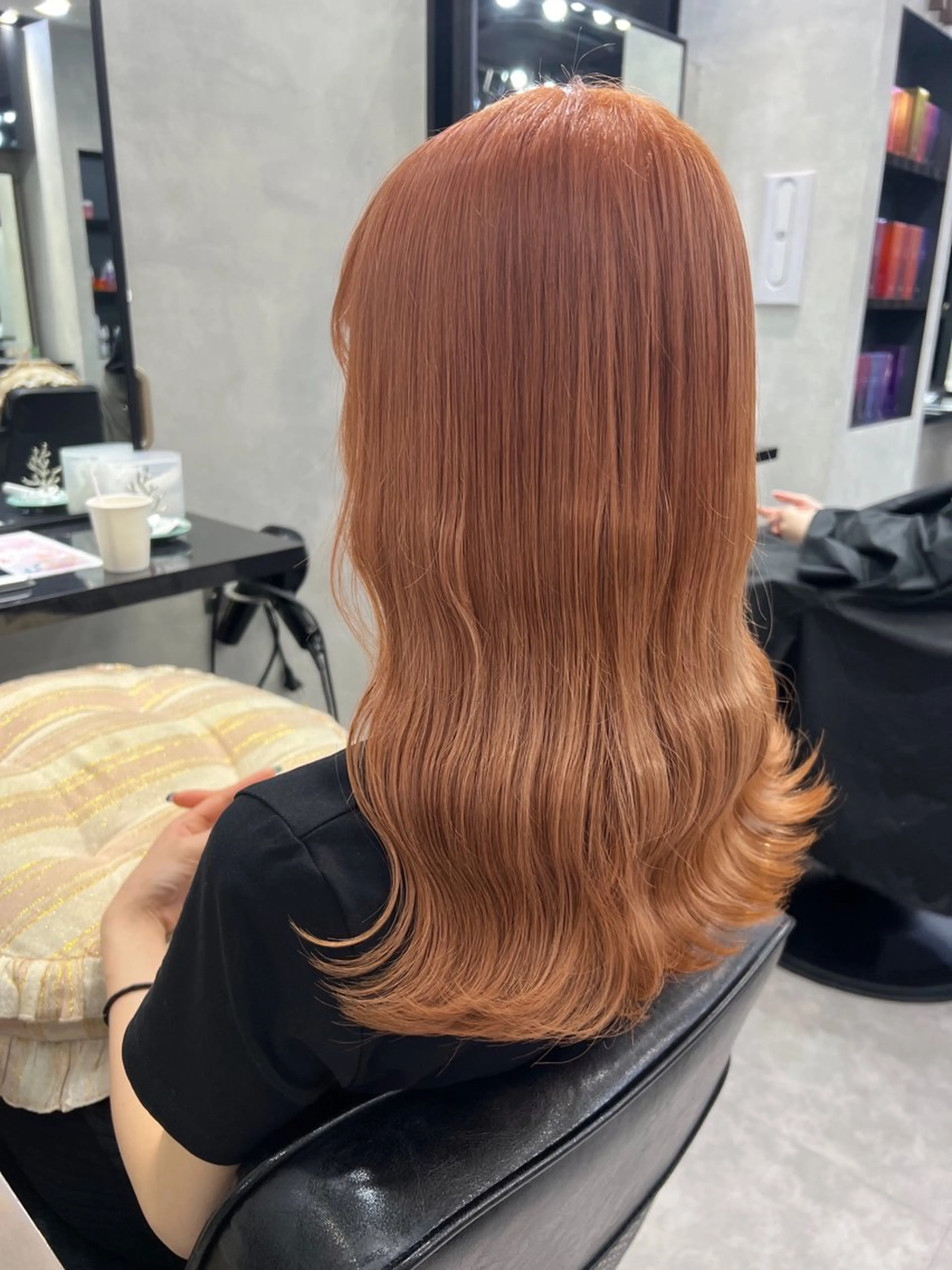 セミロング カラー ヘアアレンジ シールエクステ アディクシーカラー アッシュ バレイヤージュ ベージュカラー ヘアカラー トリートメント ar+ ❤︎ maiのヘアスタイル