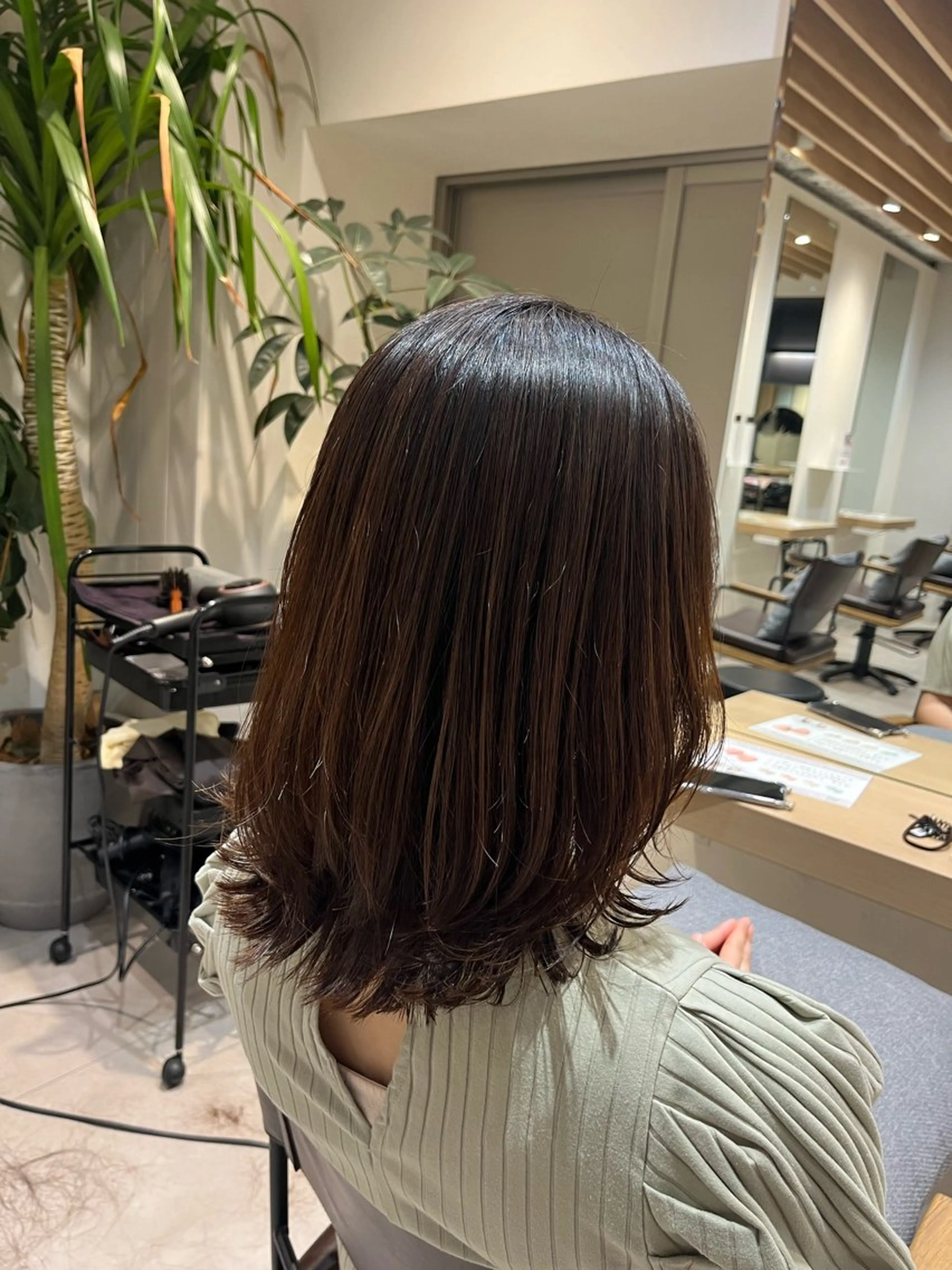 ミディアム くびれヘア 【lyann表参道】 大内優衣のヘアスタイル