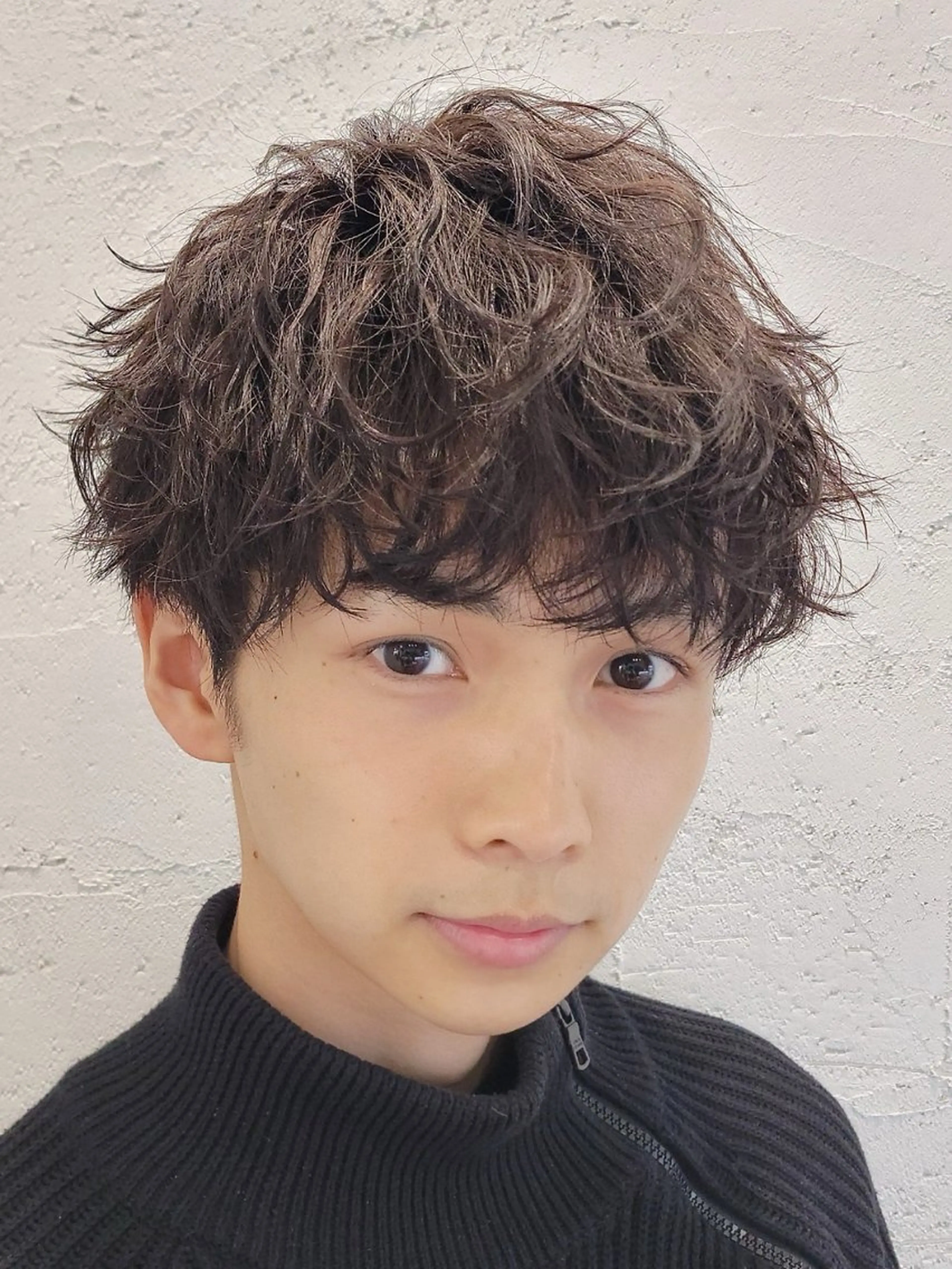 パーマ 原宿波巻きスパイラル パーマTOSHIのヘアスタイル