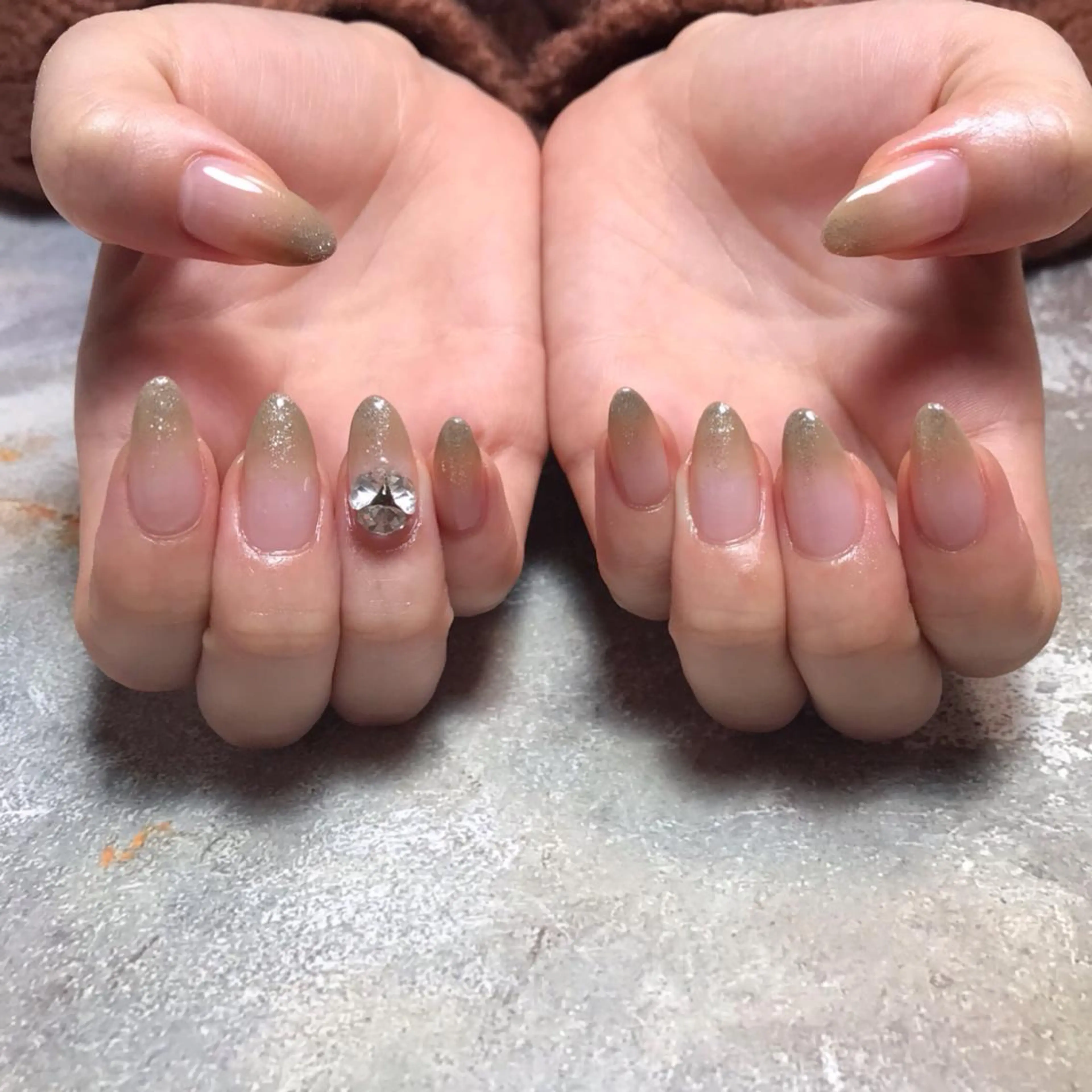 ネイル ラメ(グリッター) ハンドネイル 💅chainail _aiのネイルデザイン