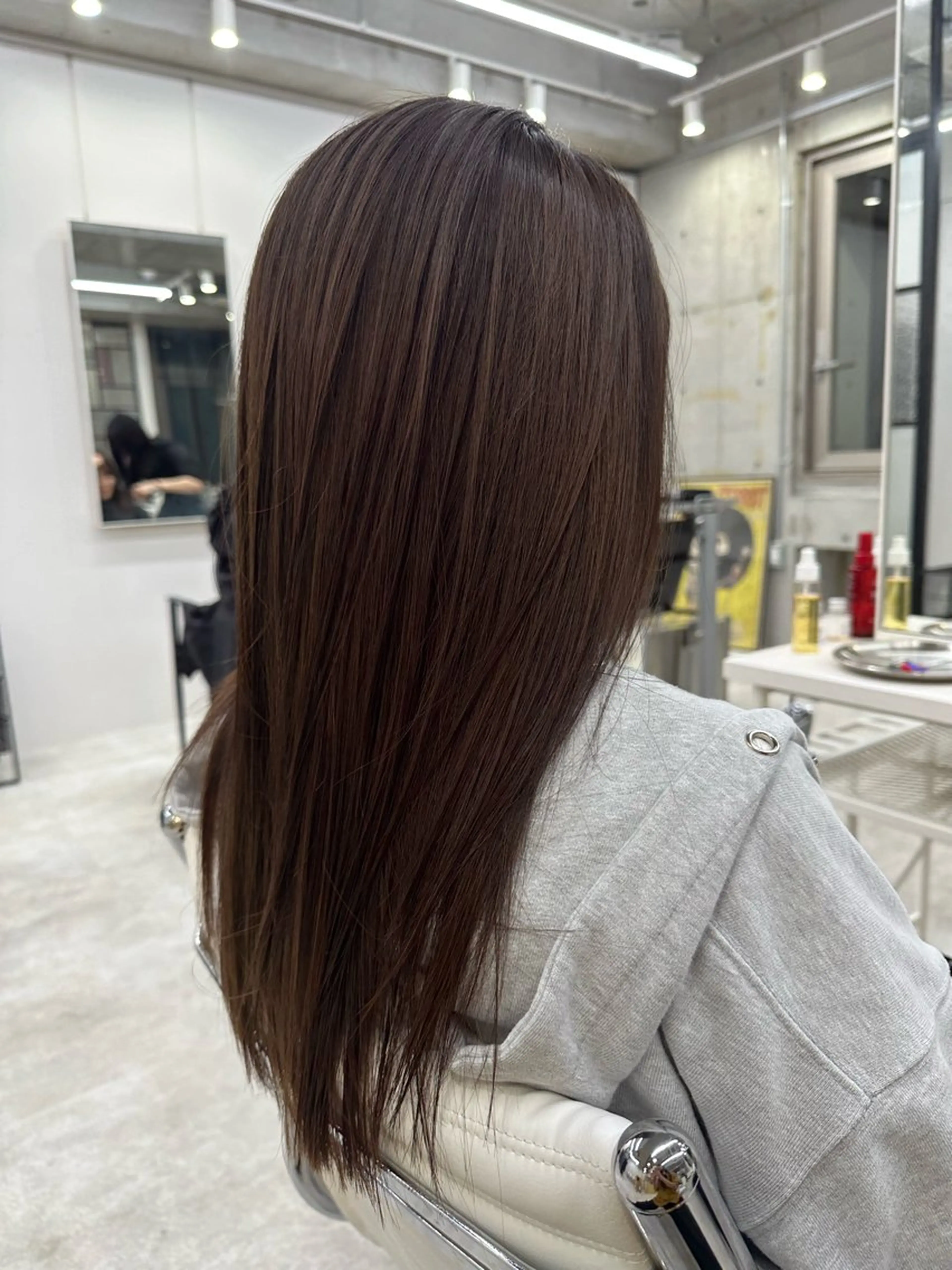 ロング カラー ショートボブ アッシュ アッシュブラック ベージュカラー 黒髪 カット ヘアカラー トリートメント 縮毛矯正/髪質改善 RENのヘアスタイル