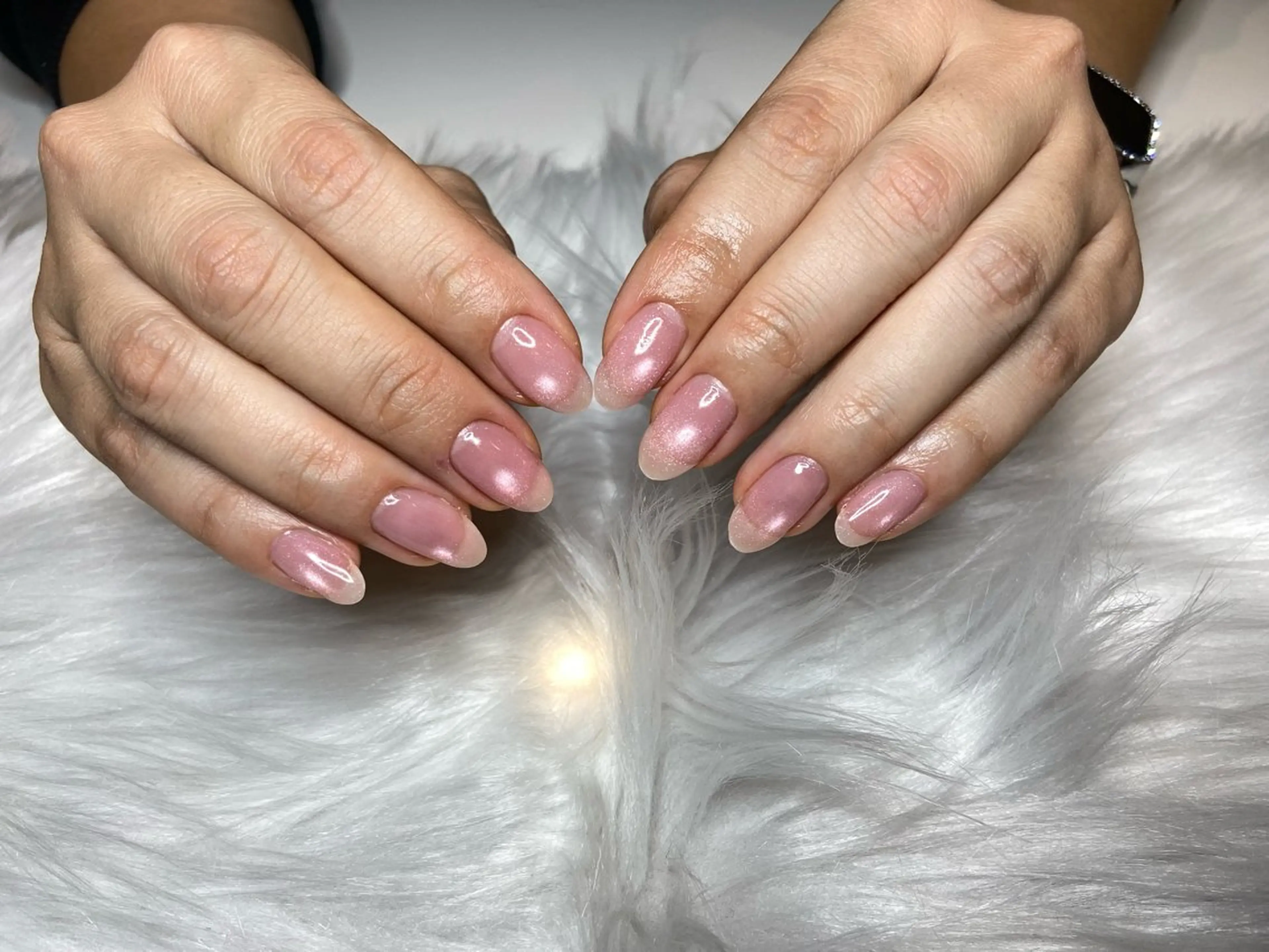 ネイル フラッシュネイル マグネットネイル オフィスネイル ワンカラーネイル ハンドネイル D’accord Rikoのネイルデザイン