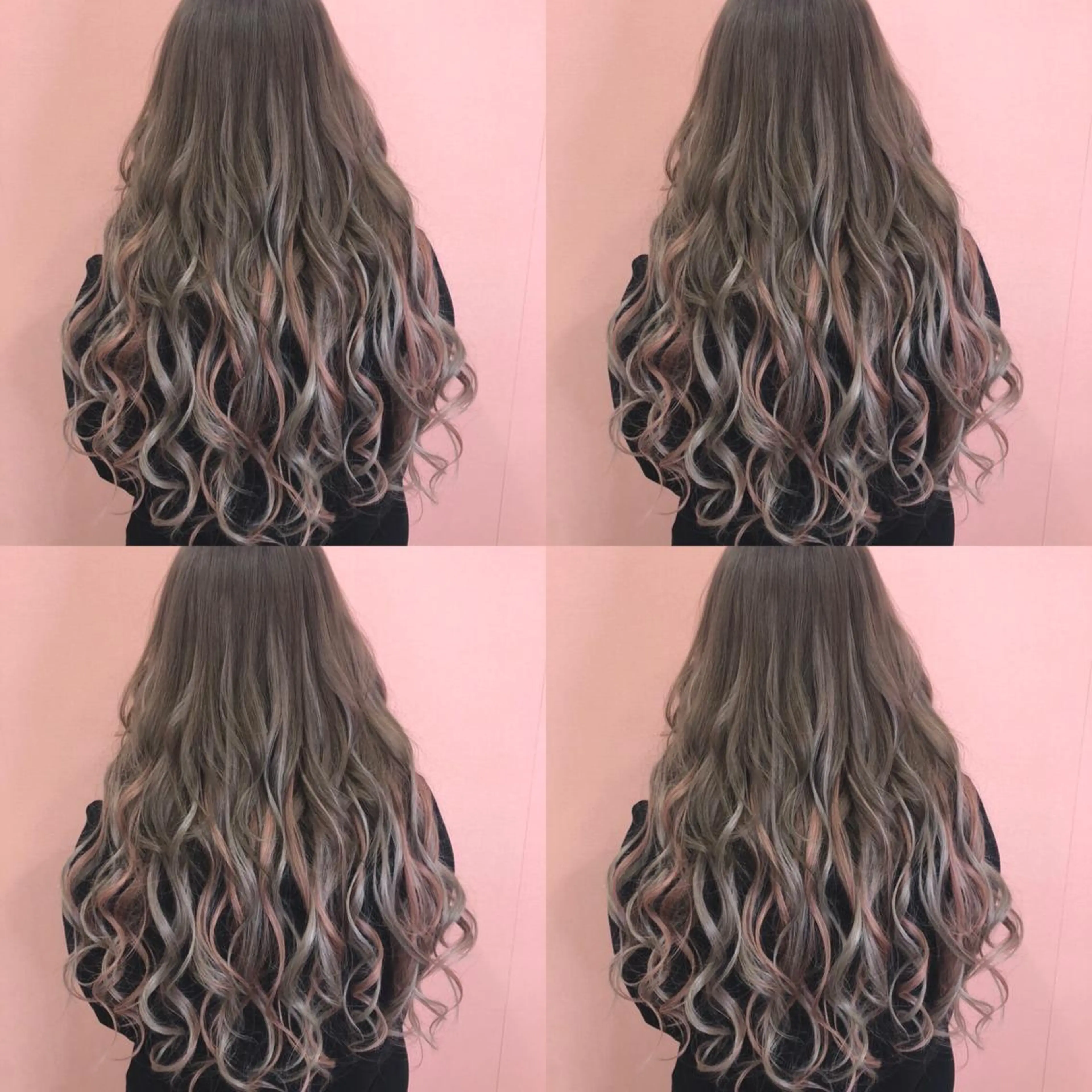 ロング カラー ブリーチ ピンクカラー ロング 🌷MAYU 🌷のヘアスタイル