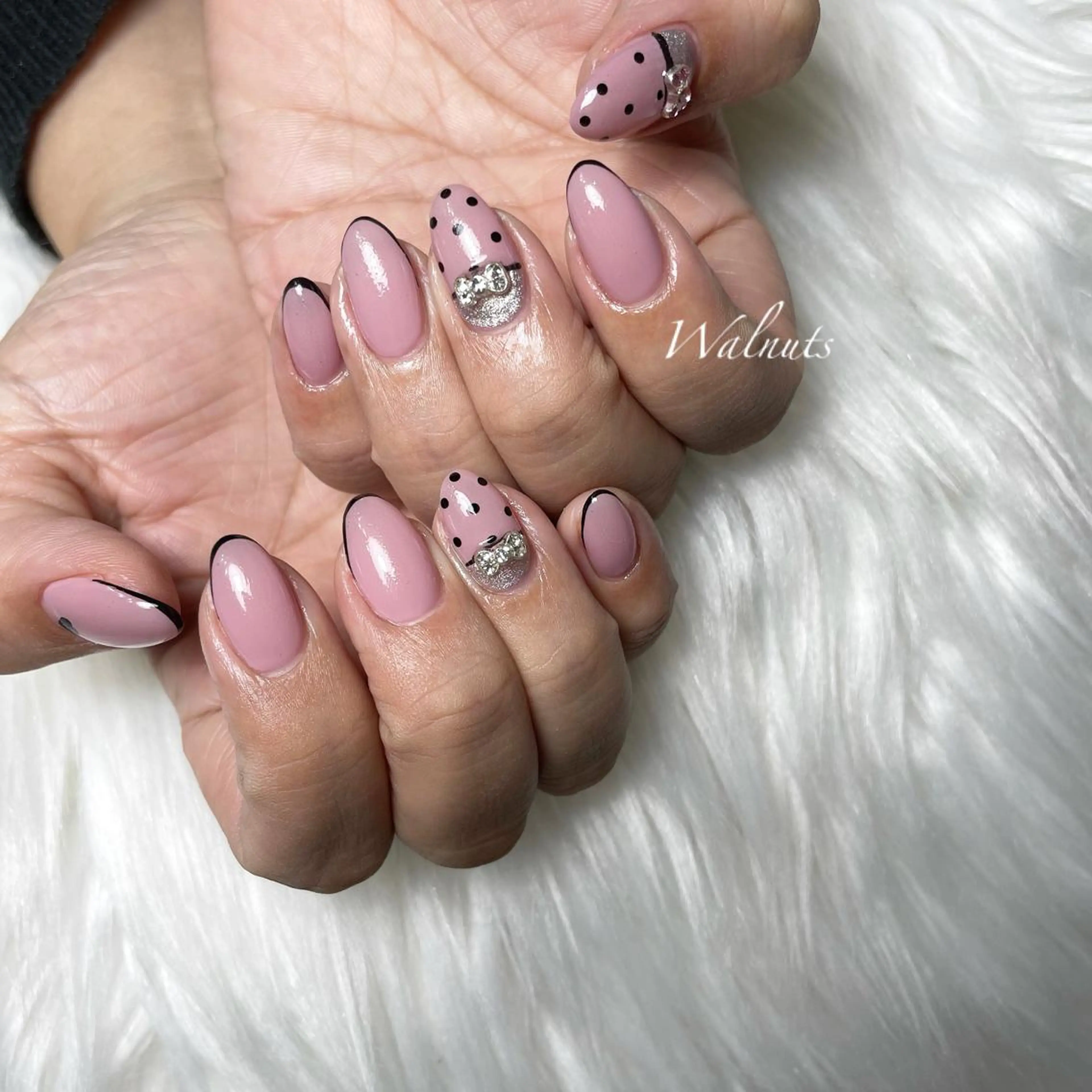 ネイル リボン Nail salon esterellaのネイルデザイン