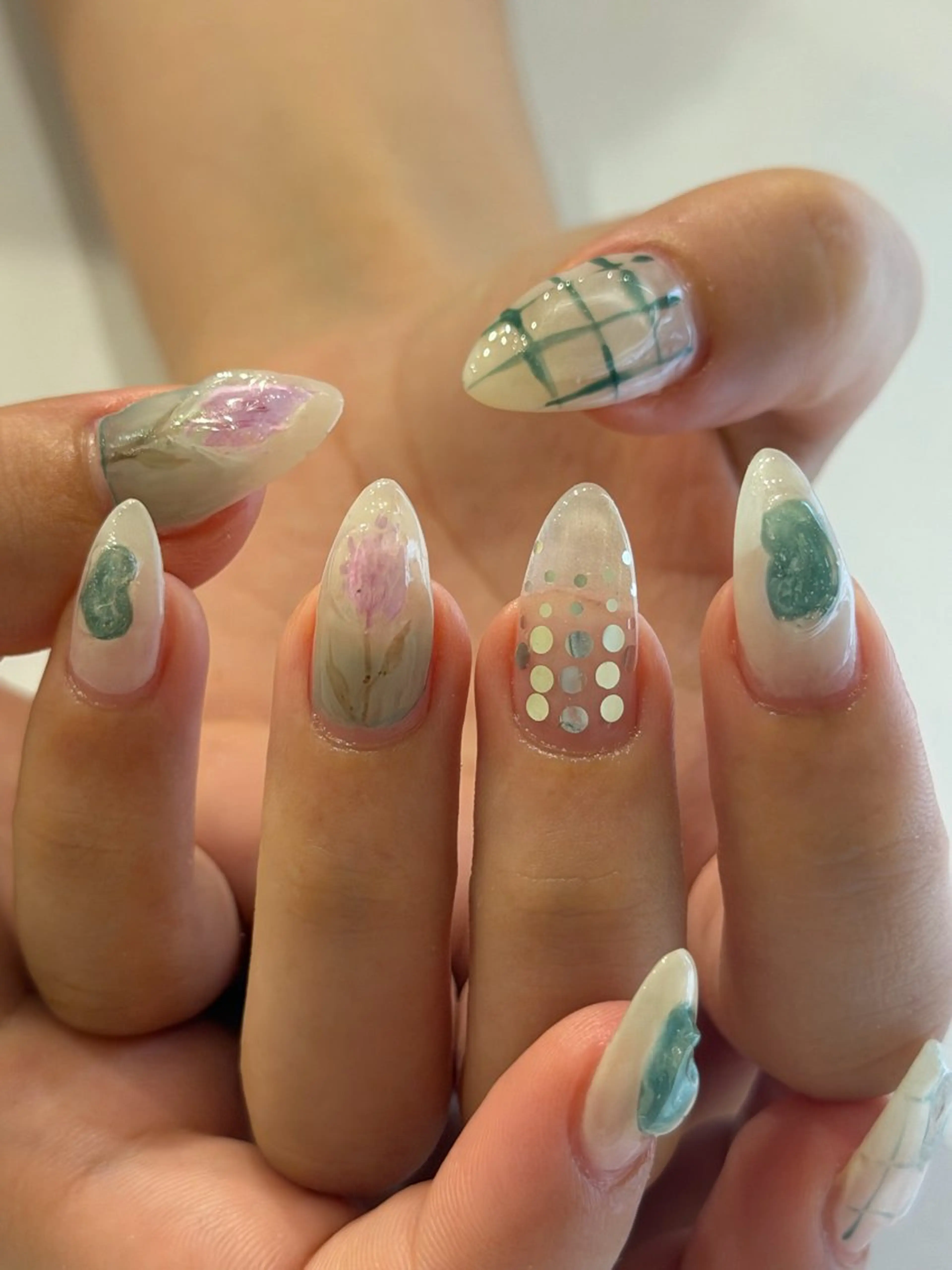ネイル 夏ネイル ハンドネイル Ann nailのネイルデザイン
