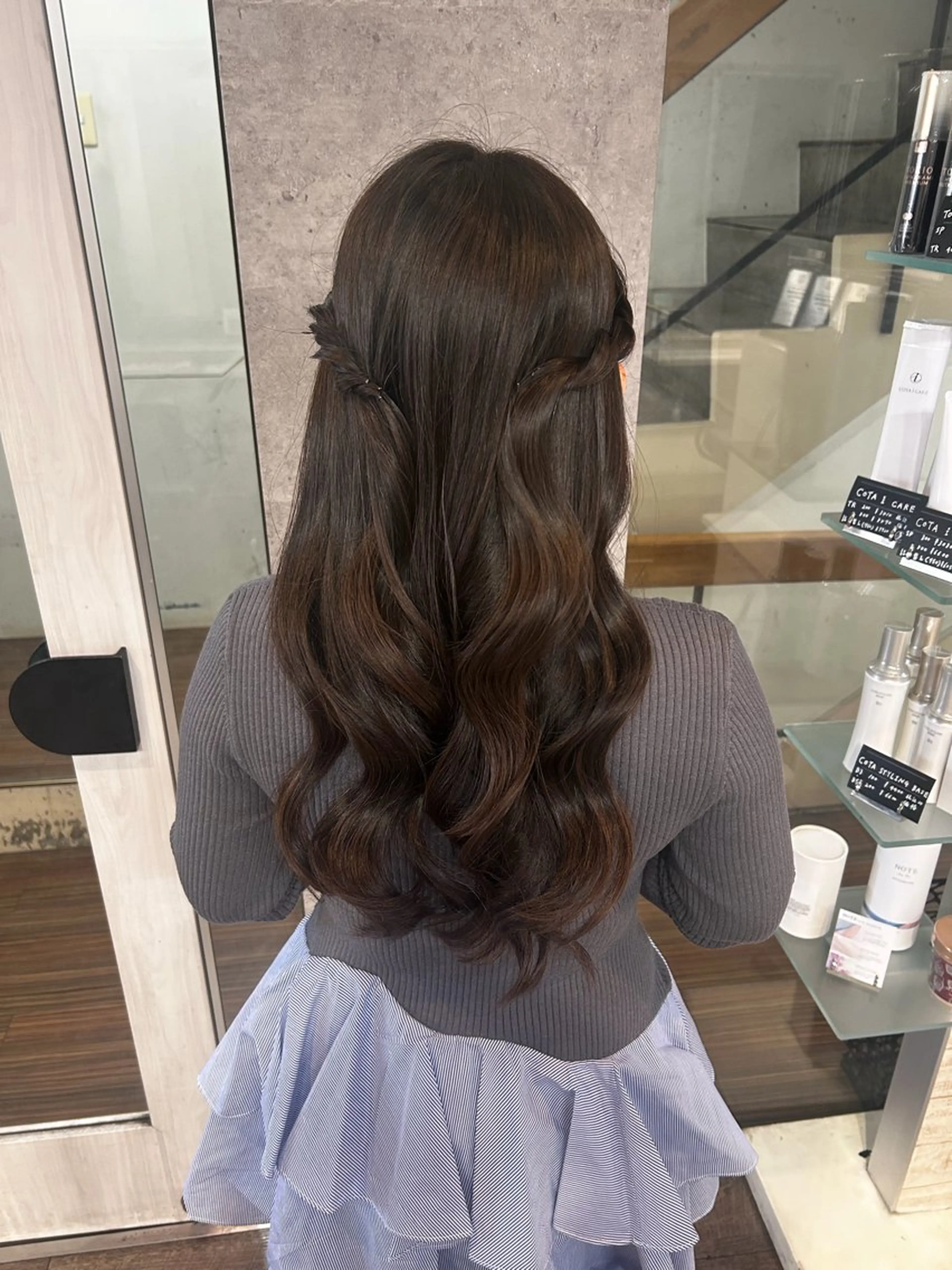 ヘアアレンジ ハーフアップ 髙橋 秀果のヘアスタイル